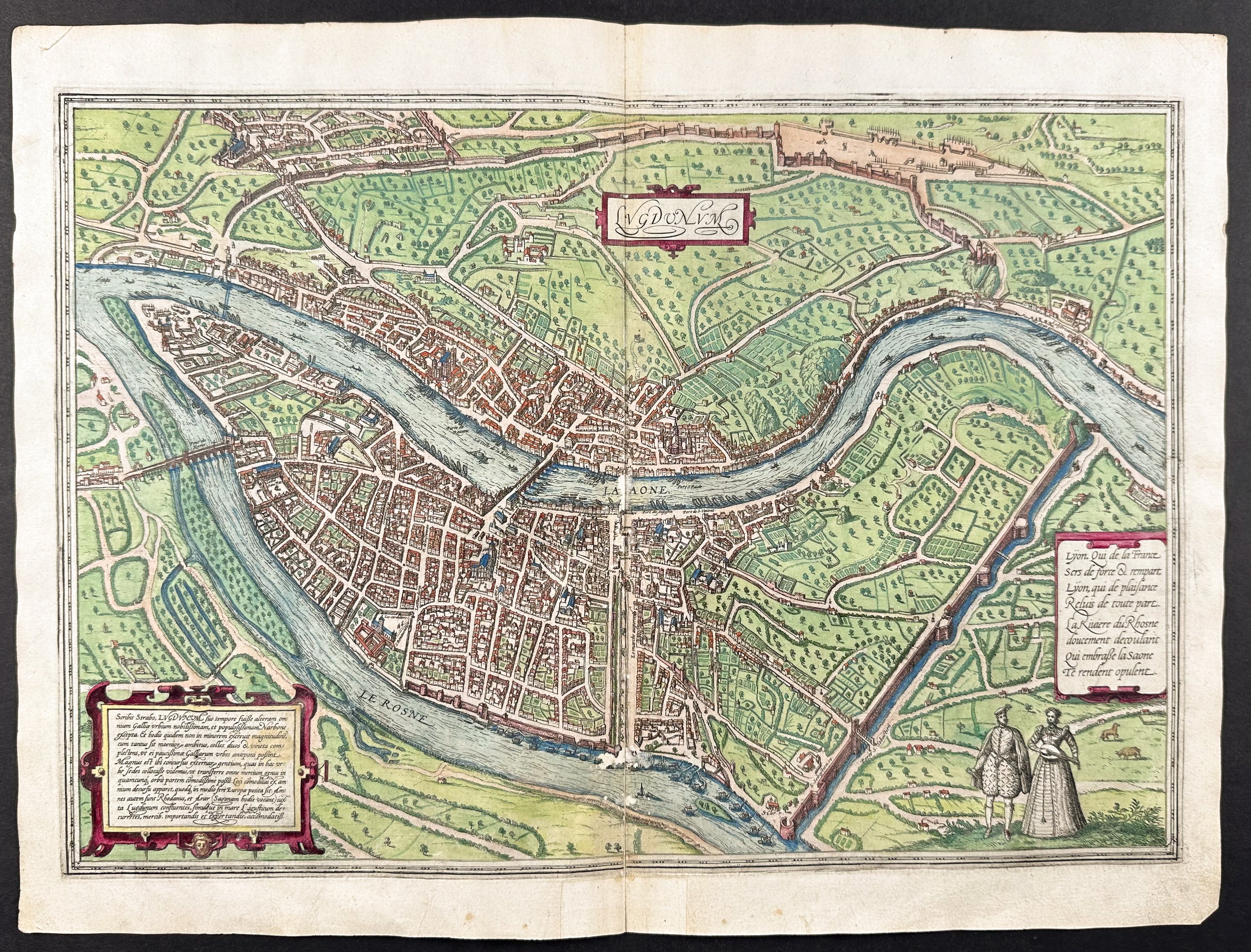 View of Lyon, France