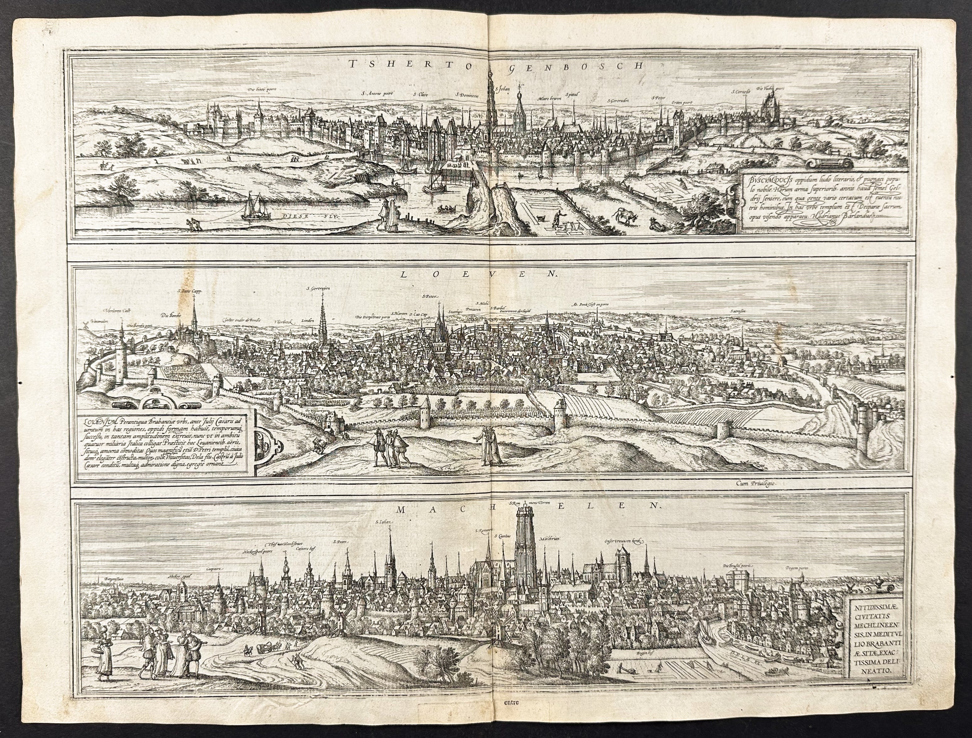 Views of Belgium: Hertogenbosch, Leuven (Louvain), and Mechelen