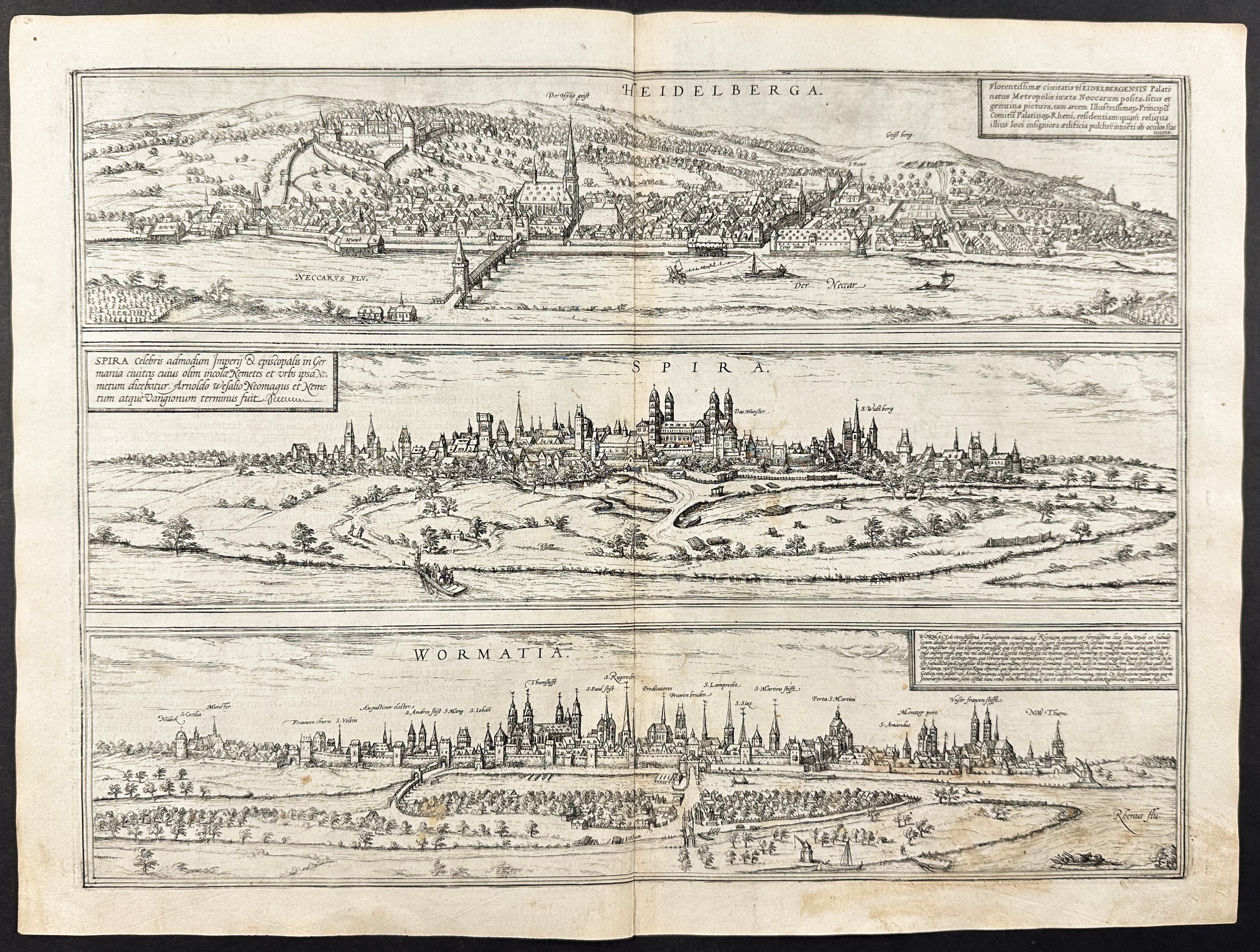 Views of Germany: Heidelberg, Speier, Worms