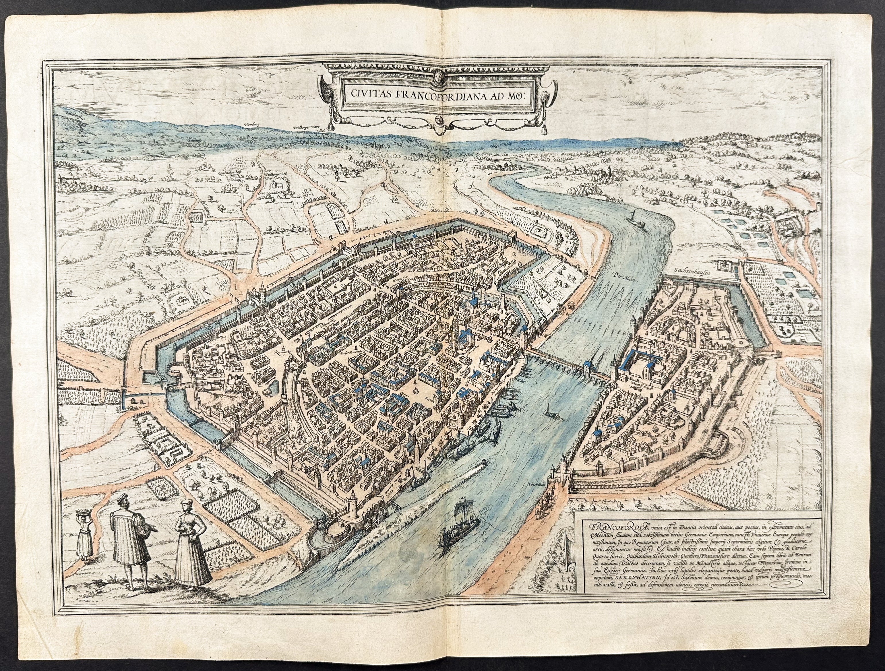Vew of Frankfurt am Main, Germany