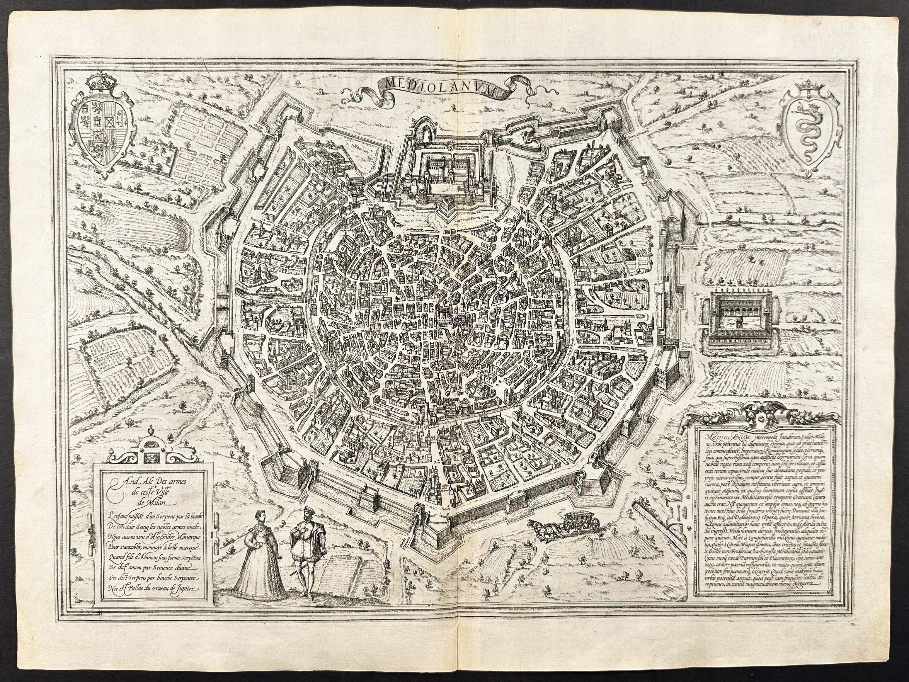 View of Milan, Italy