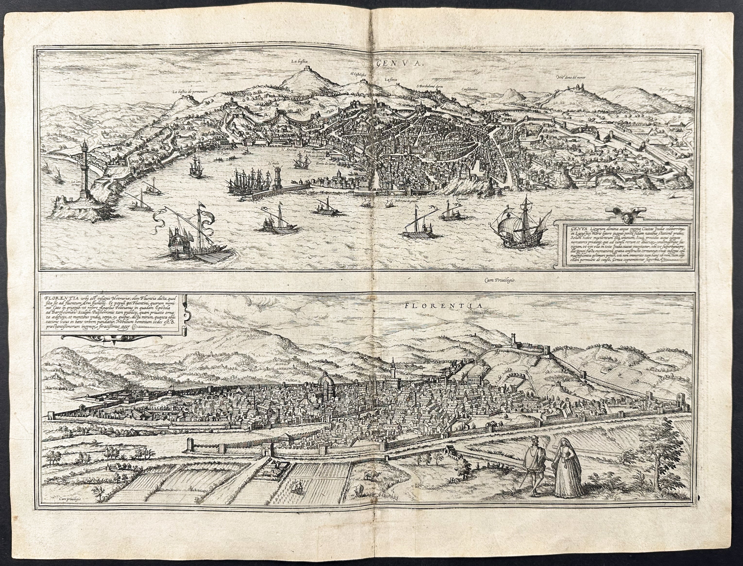 Views of Italy: Genoa, Florence