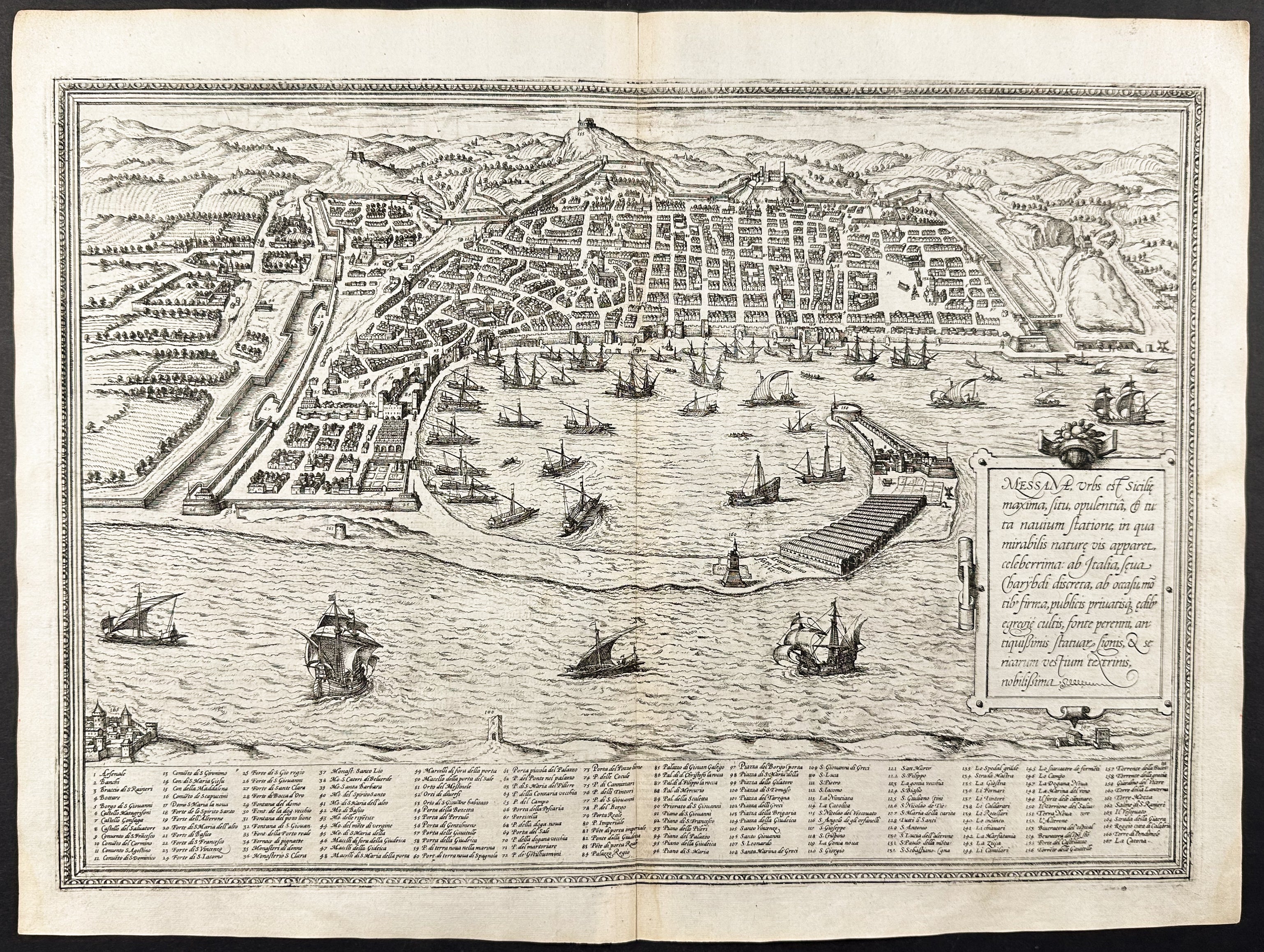 View of Messina, Italy