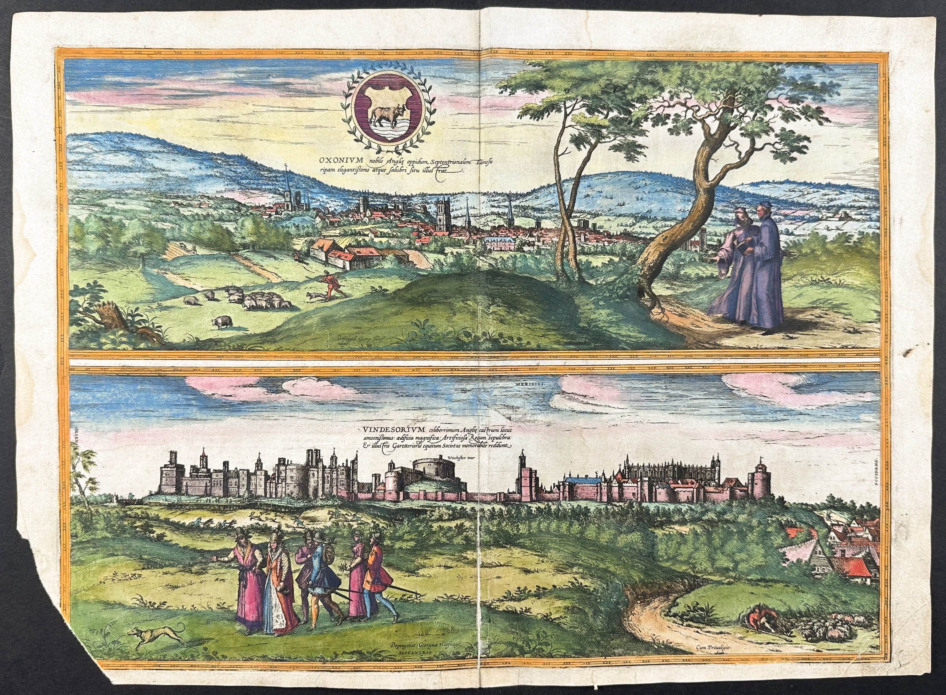 Views of Oxford and Windsor Castle