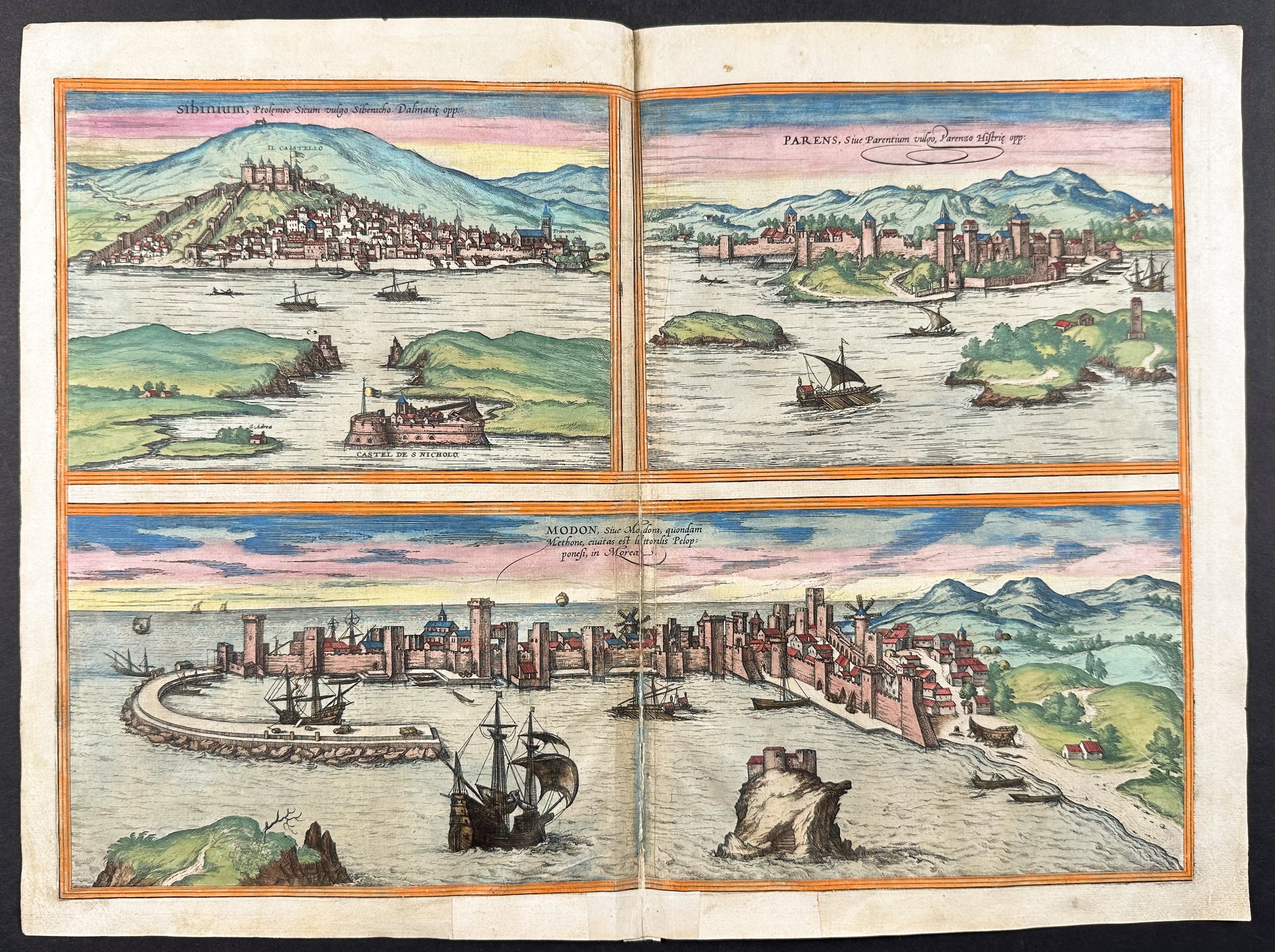 Views of Sibenik (Dalmation Town), Croatia; Porec, Dalmatia; & Methoni, Morea