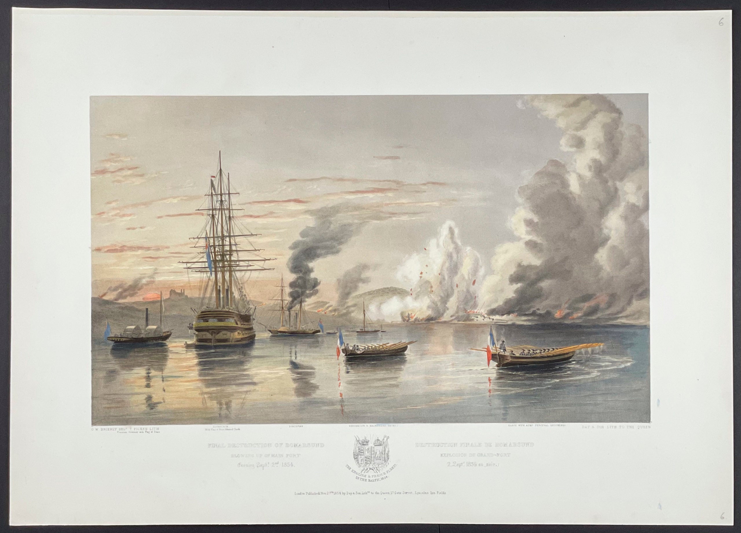 Final Destruction of Bomarsund
