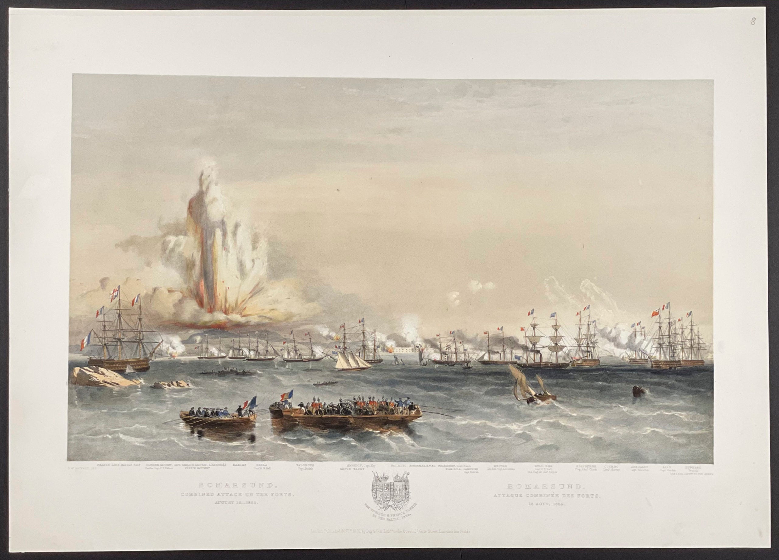Bomarsund; Combined Attacks on the Forts - August 1854