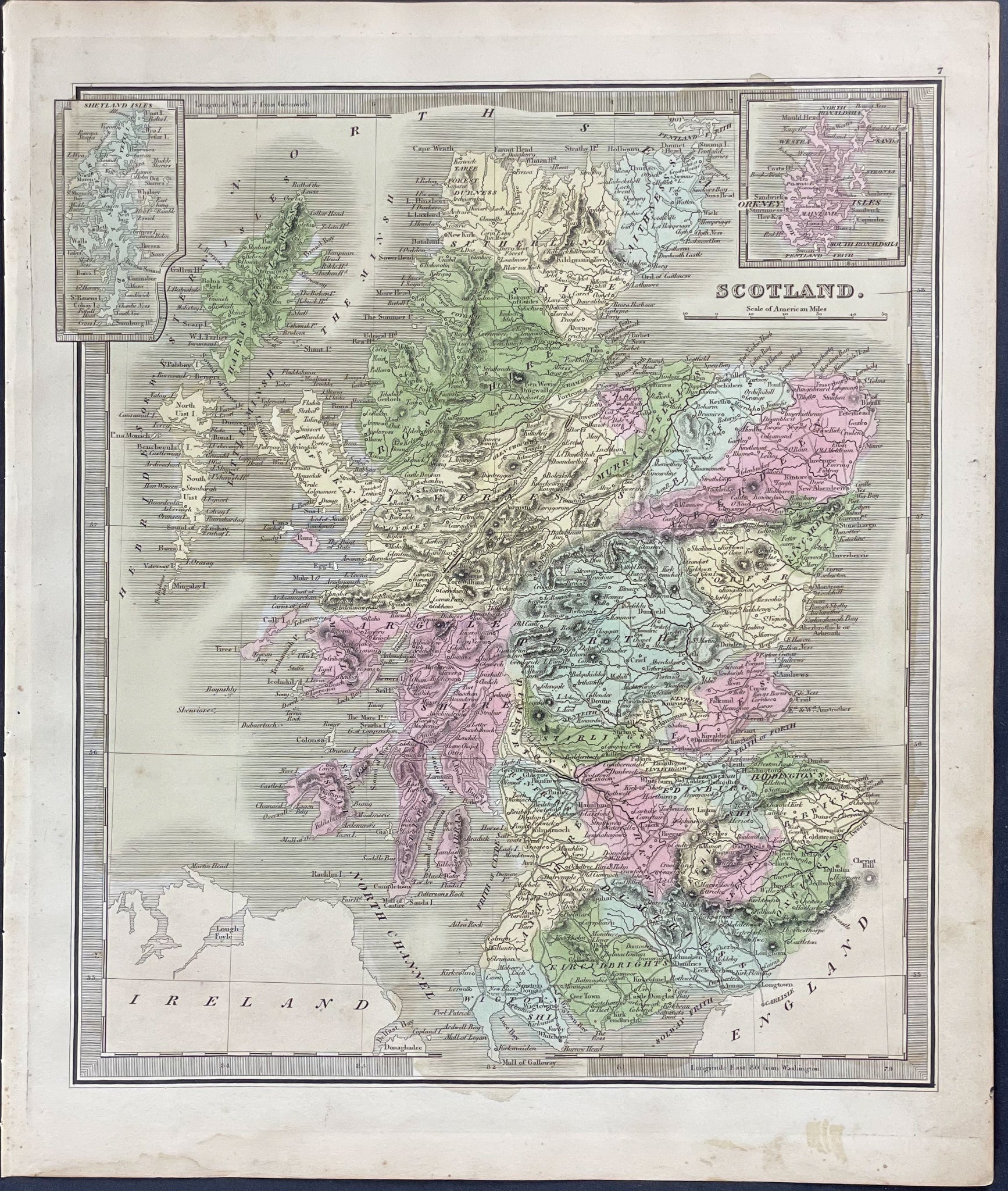 Map of Scotland