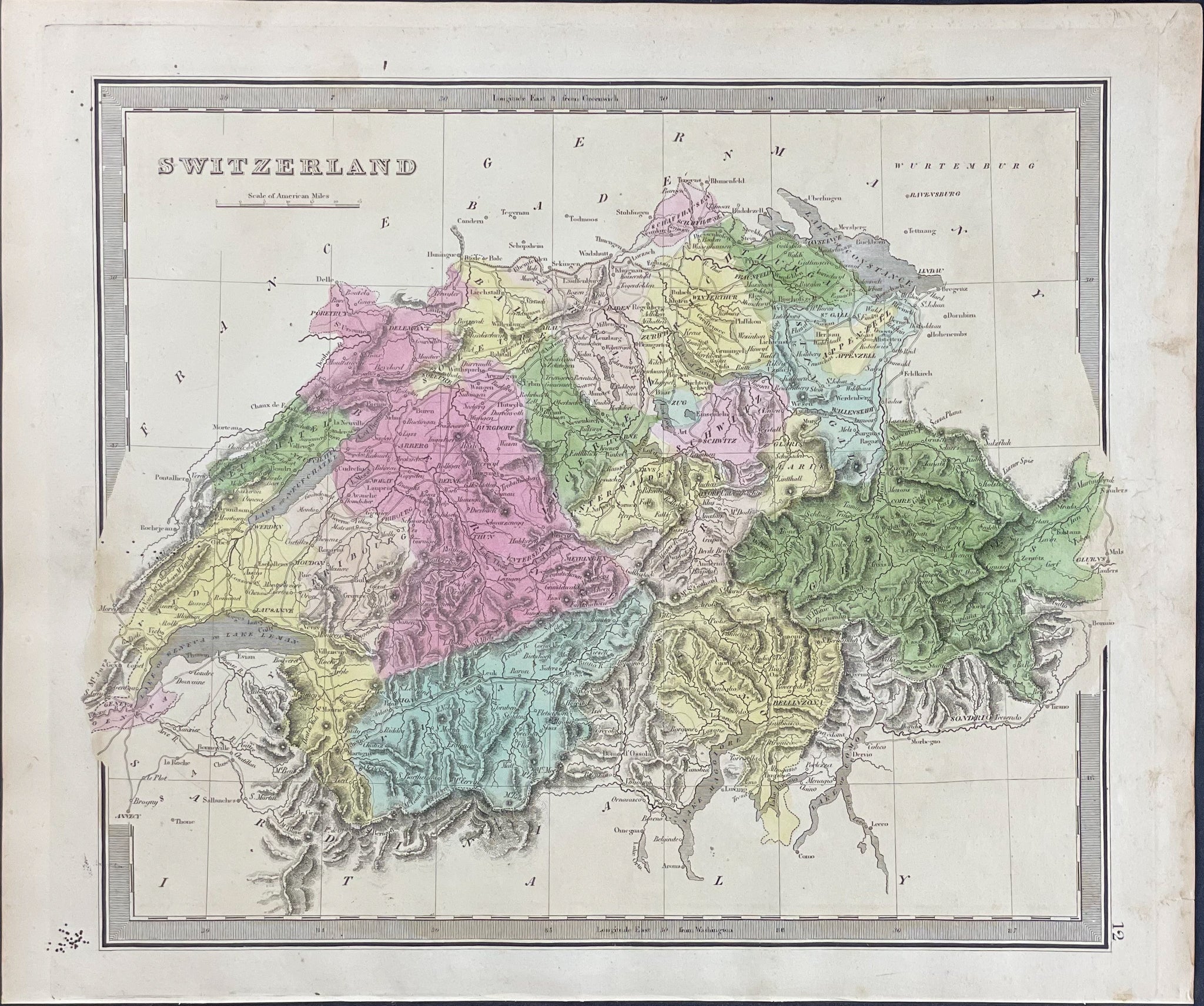 Map of Switzerland