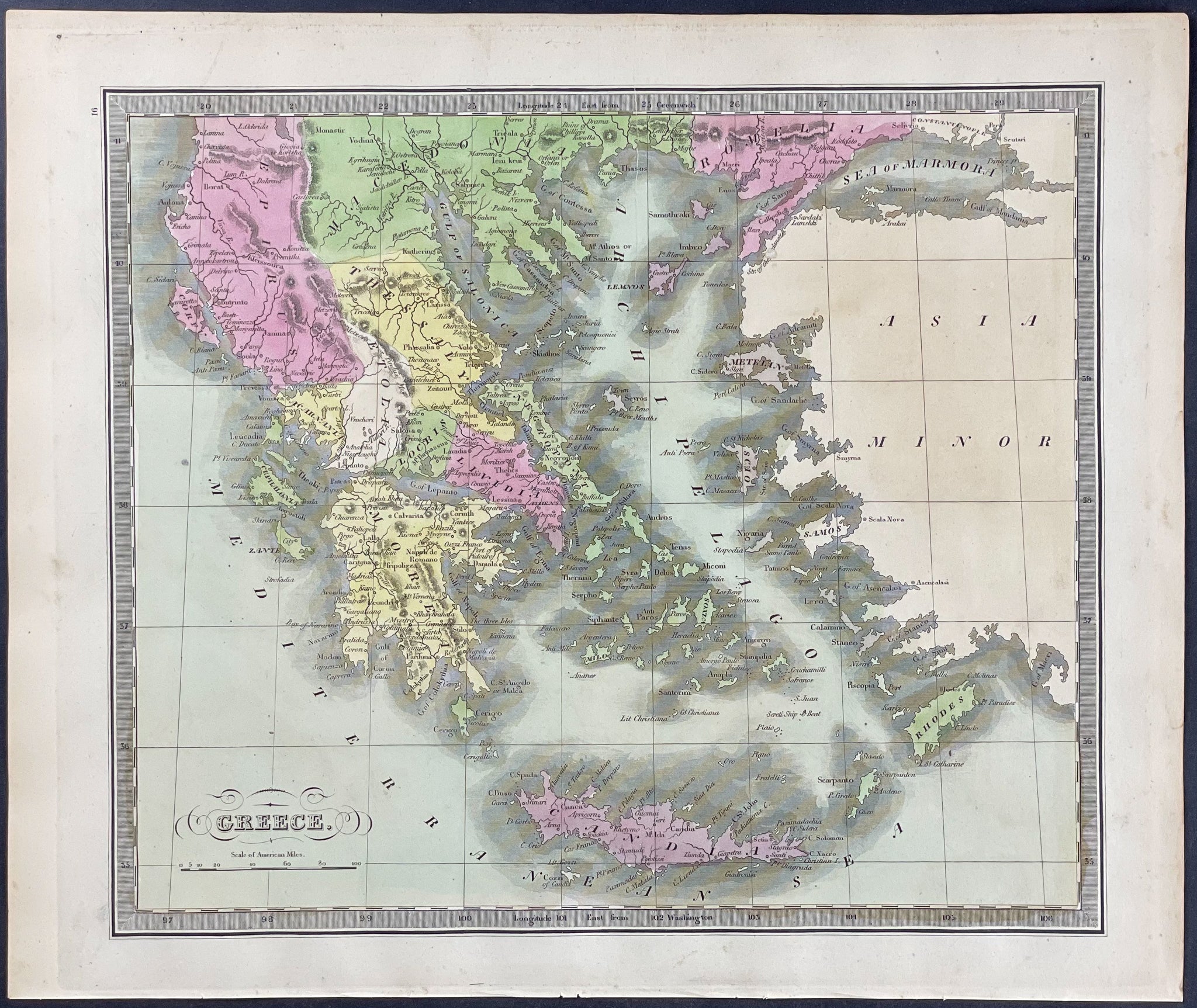 Map of Greece