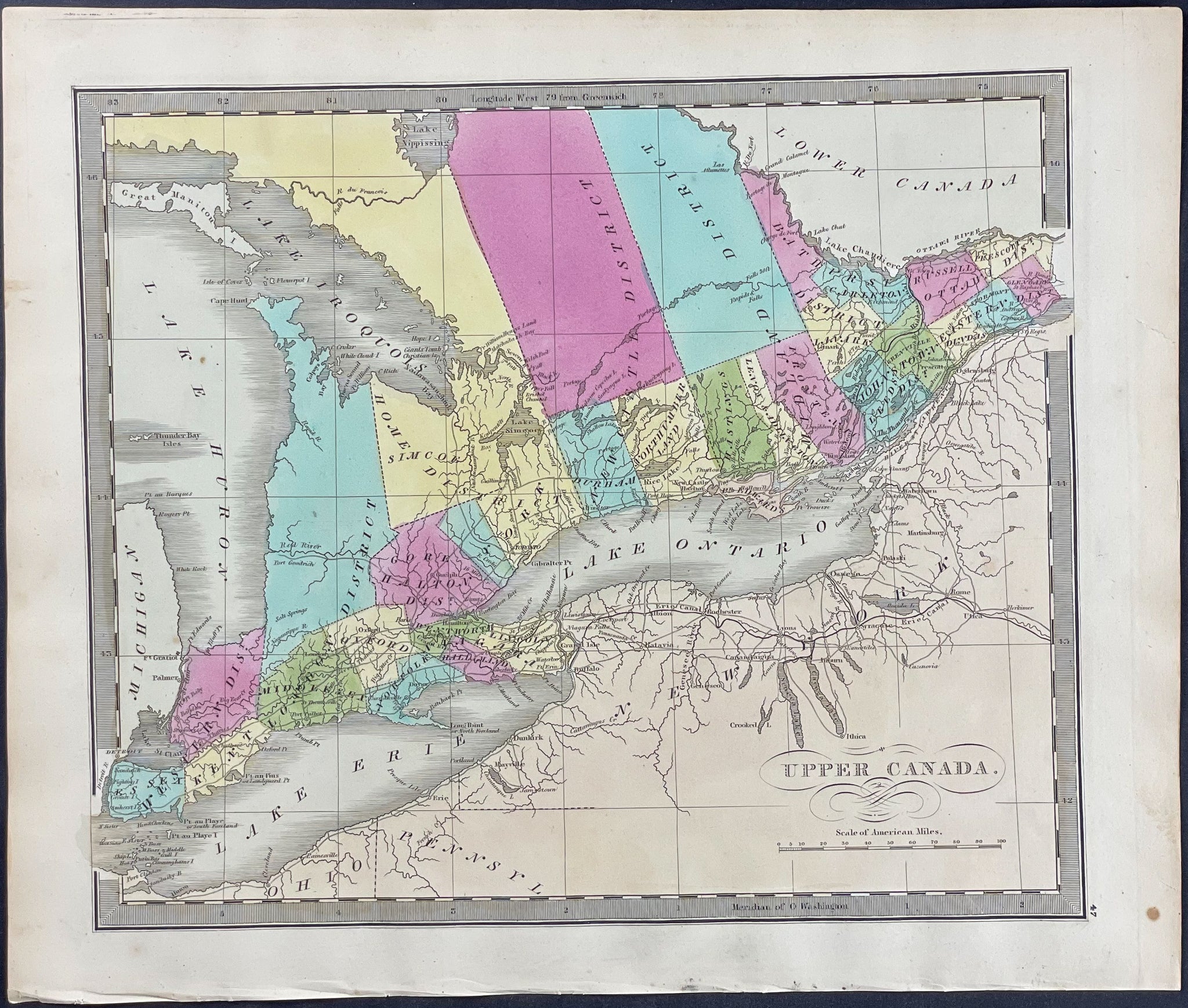 Map of Upper Canada