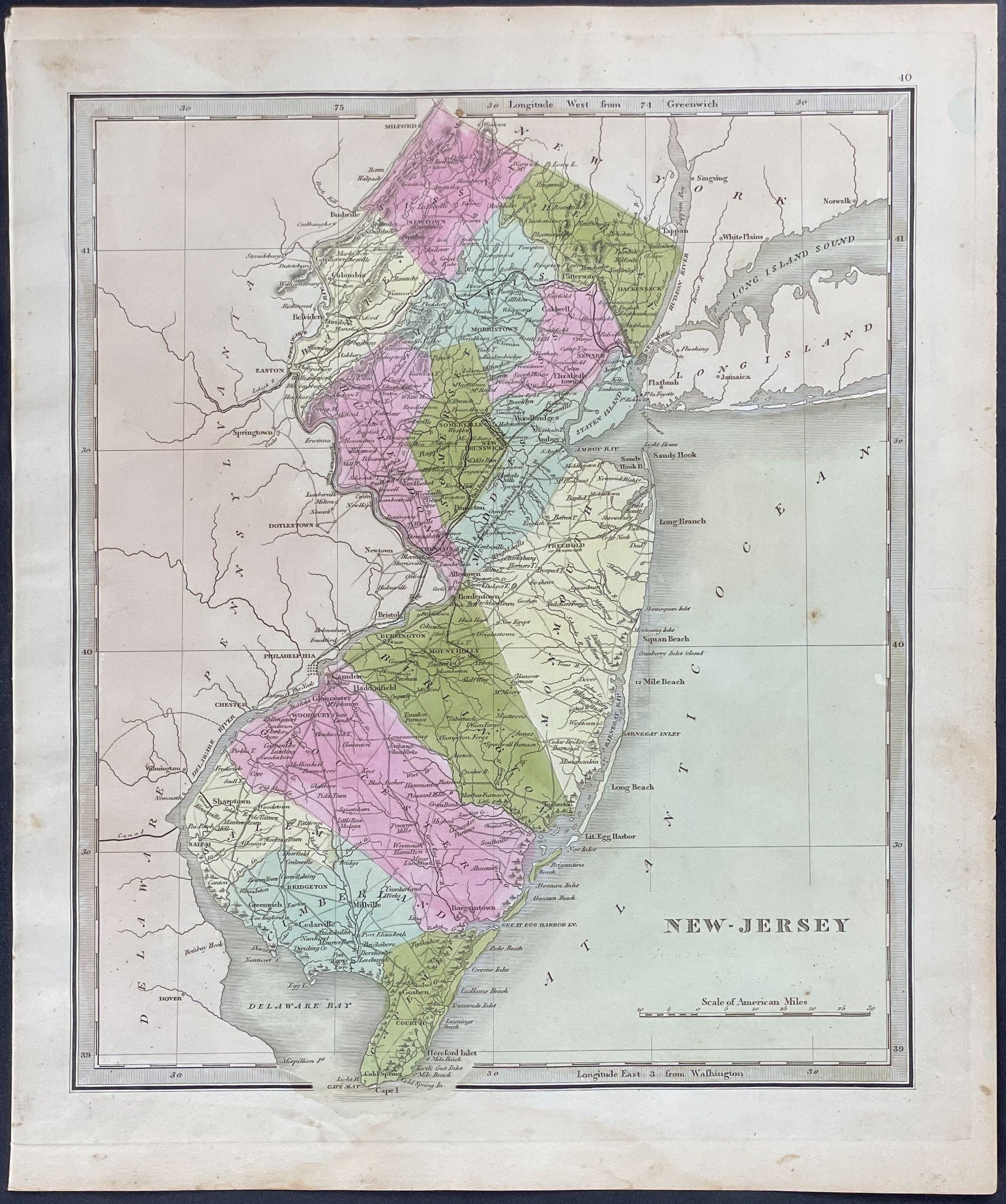 Map of New Jersey