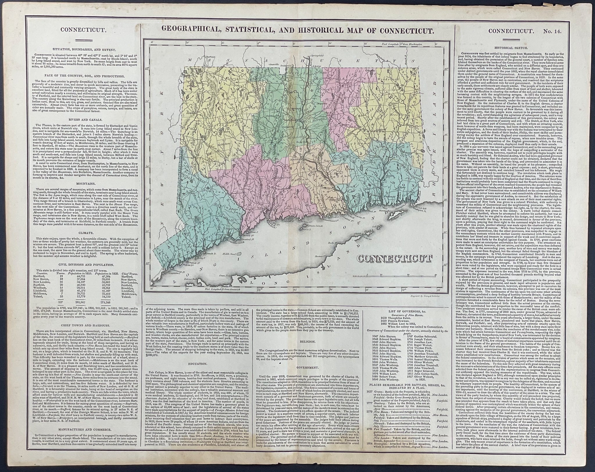 Map of Connecticut