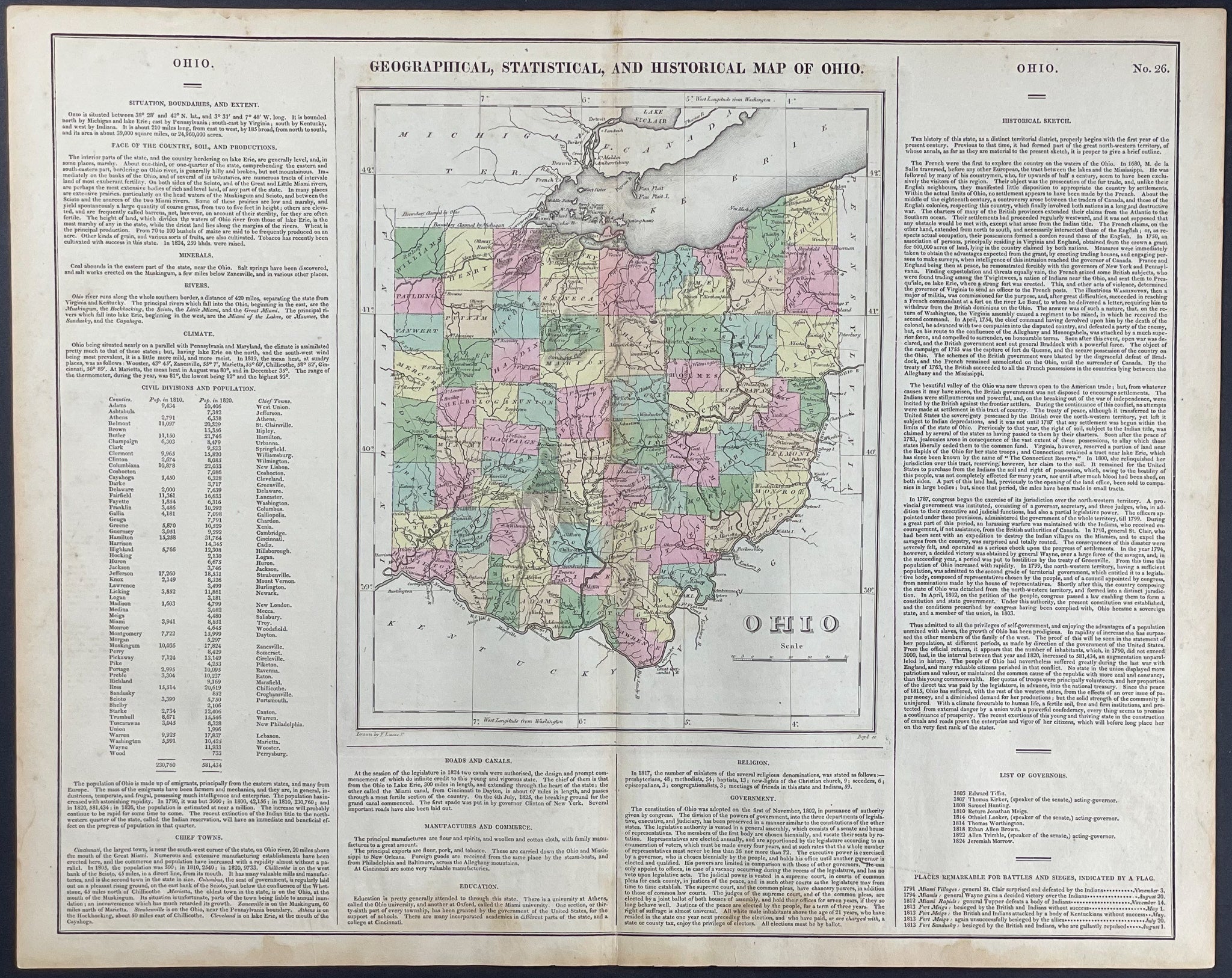 Map of Ohio