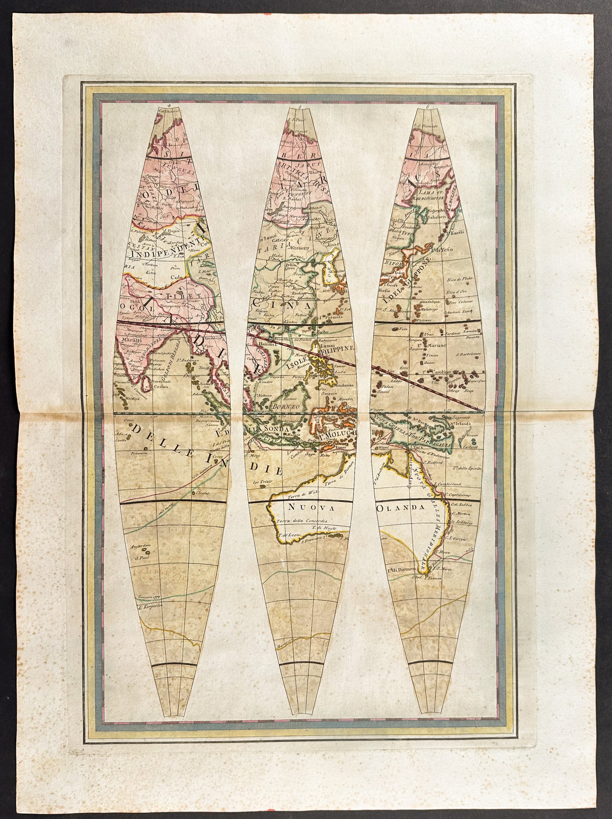 Plates for Assembling a Globe