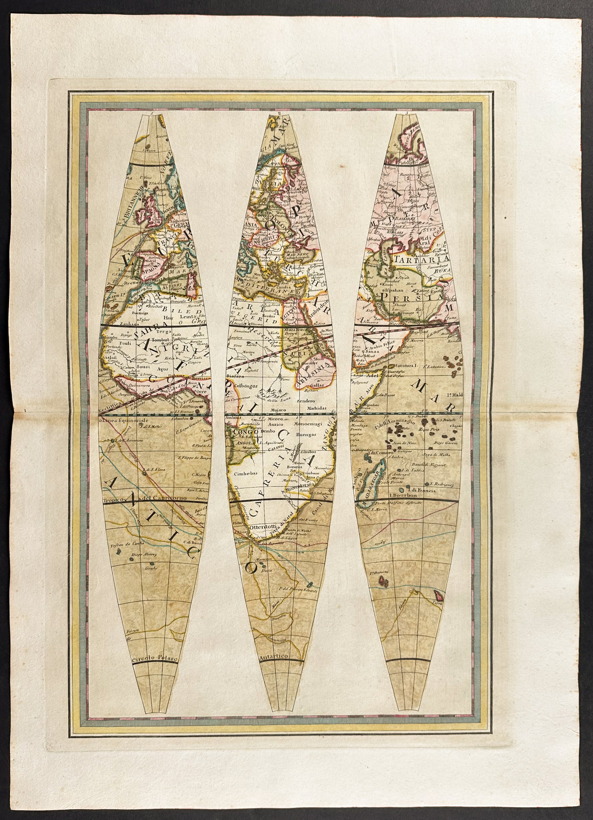 Plates for Assembling a Globe