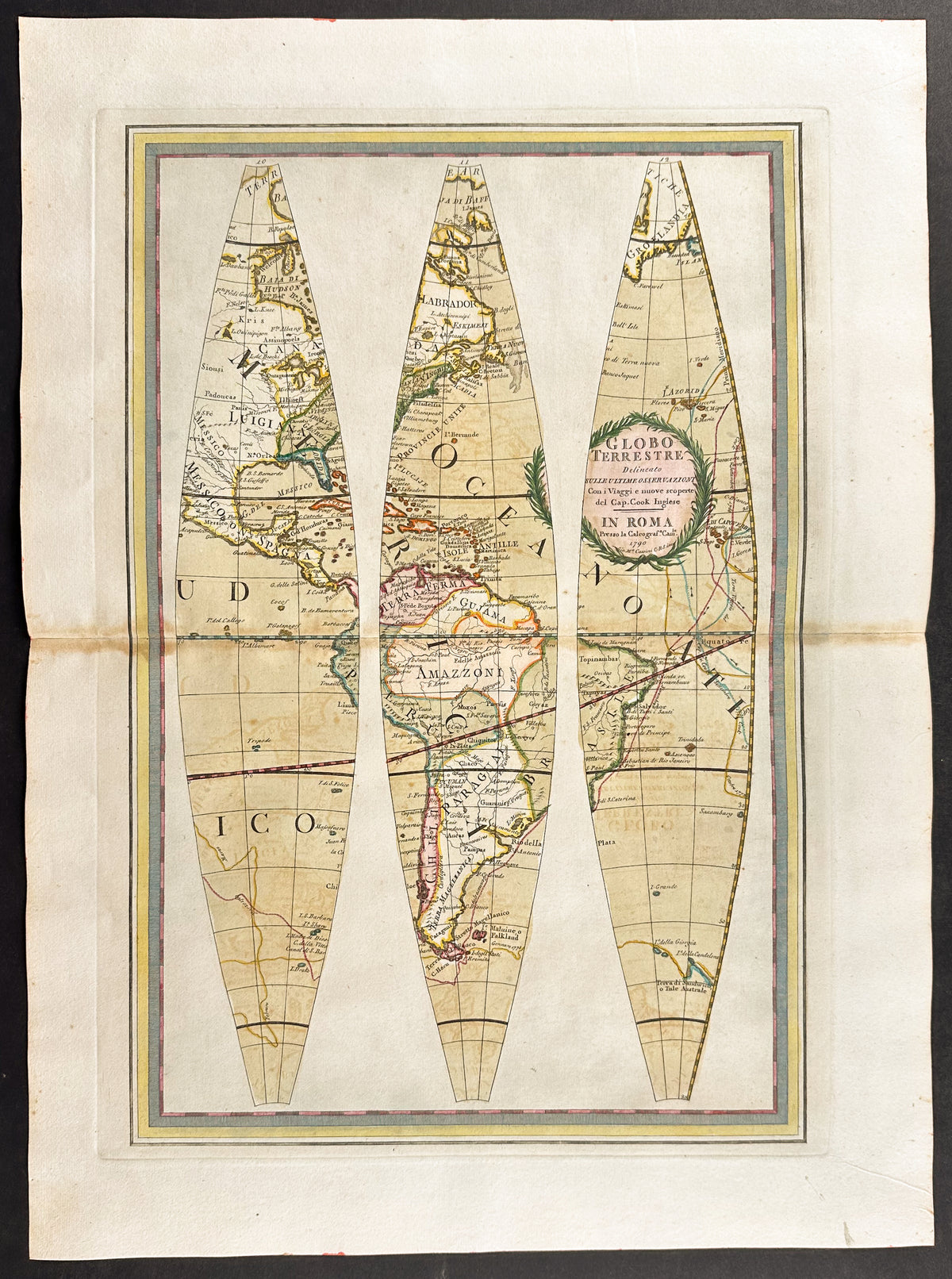 Plates for Assembling a Globe