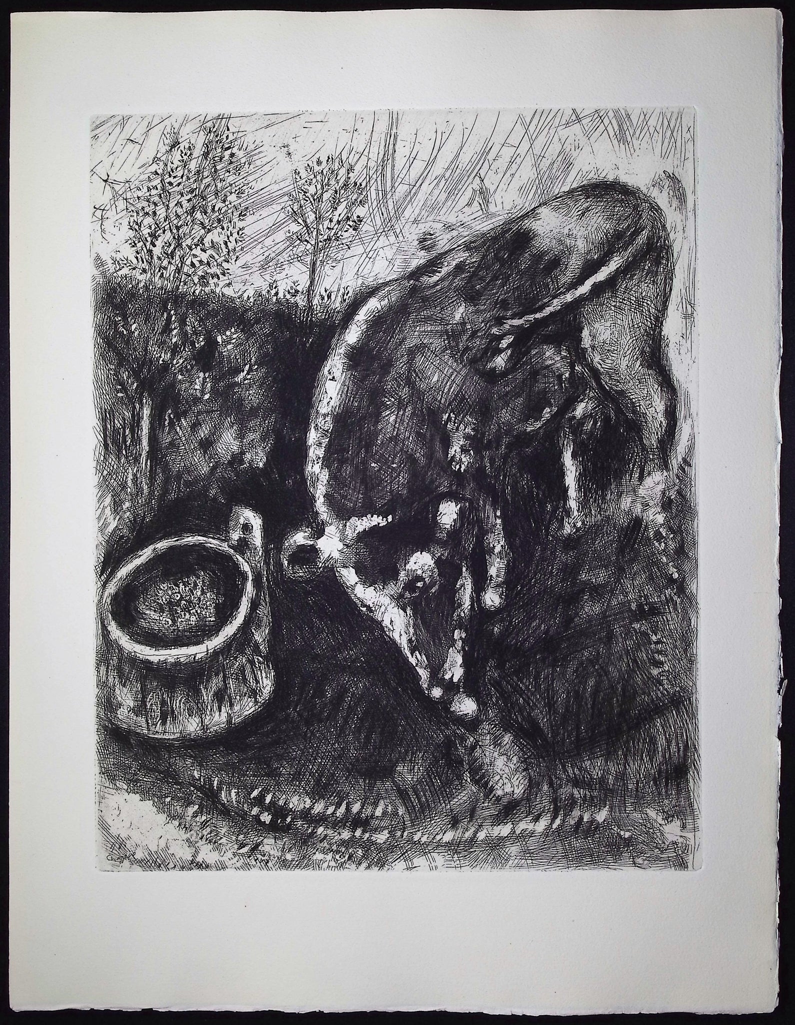 The Frog Who Wished to Be as Big as the Ox [La Grenouille qui se veut faire aussi grosse que le Boeuf]