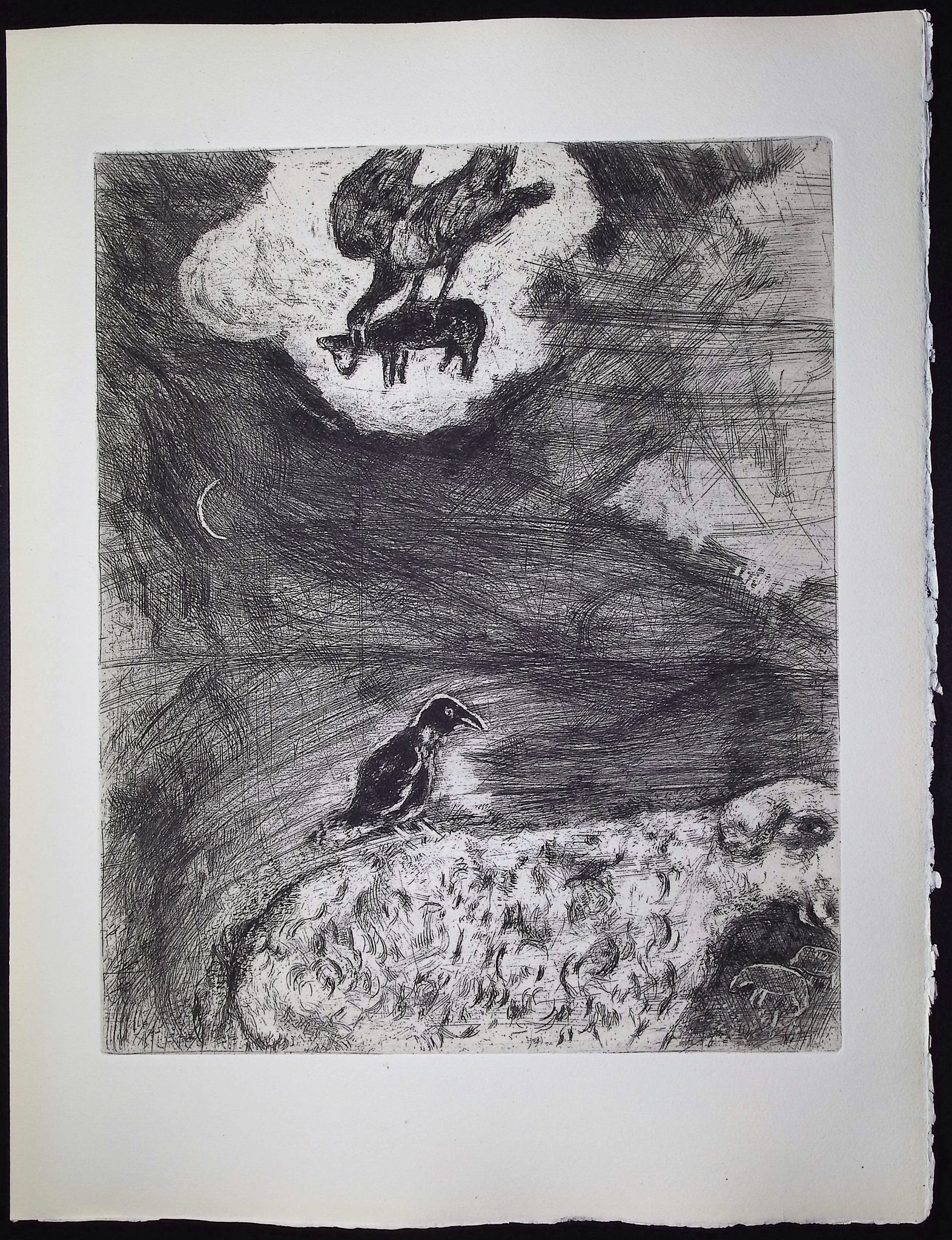 The Crow Wishing to Imitate the Eagle [Le Corbeau voulant imiter l'Aigle]