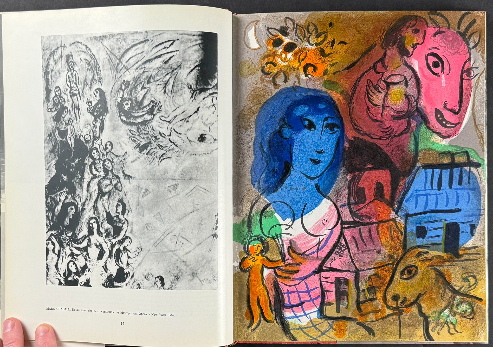 Marc Chagall's Hommage - Signed, One Original Lithograph