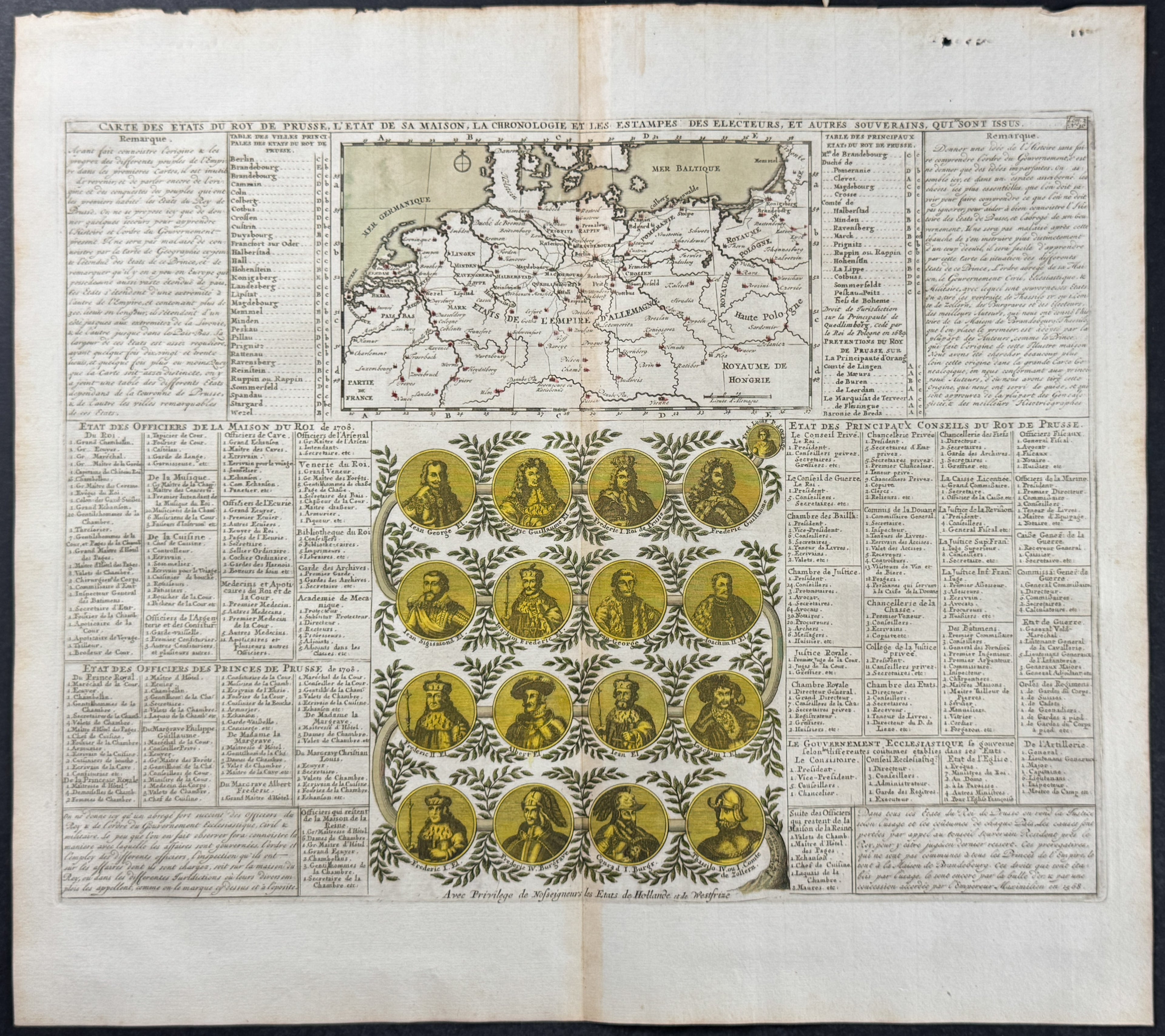 Map of Prussia & History of Leaders
