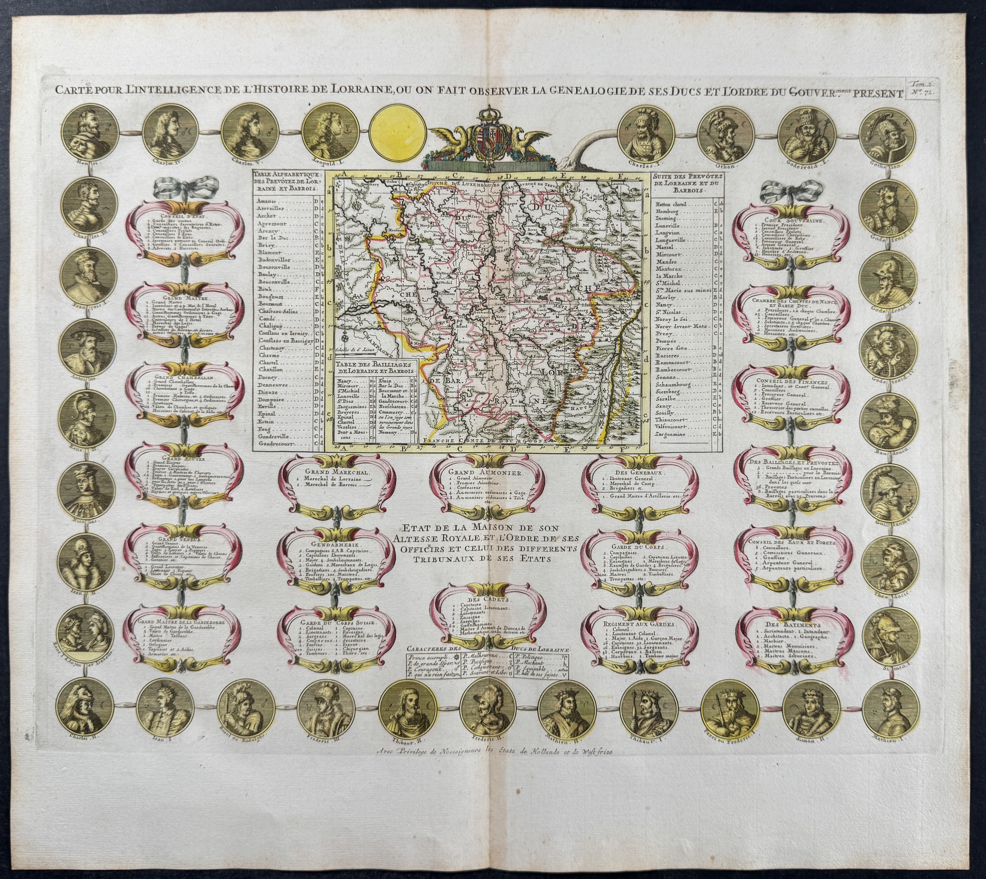 Map of Lorraine and History of Leaders