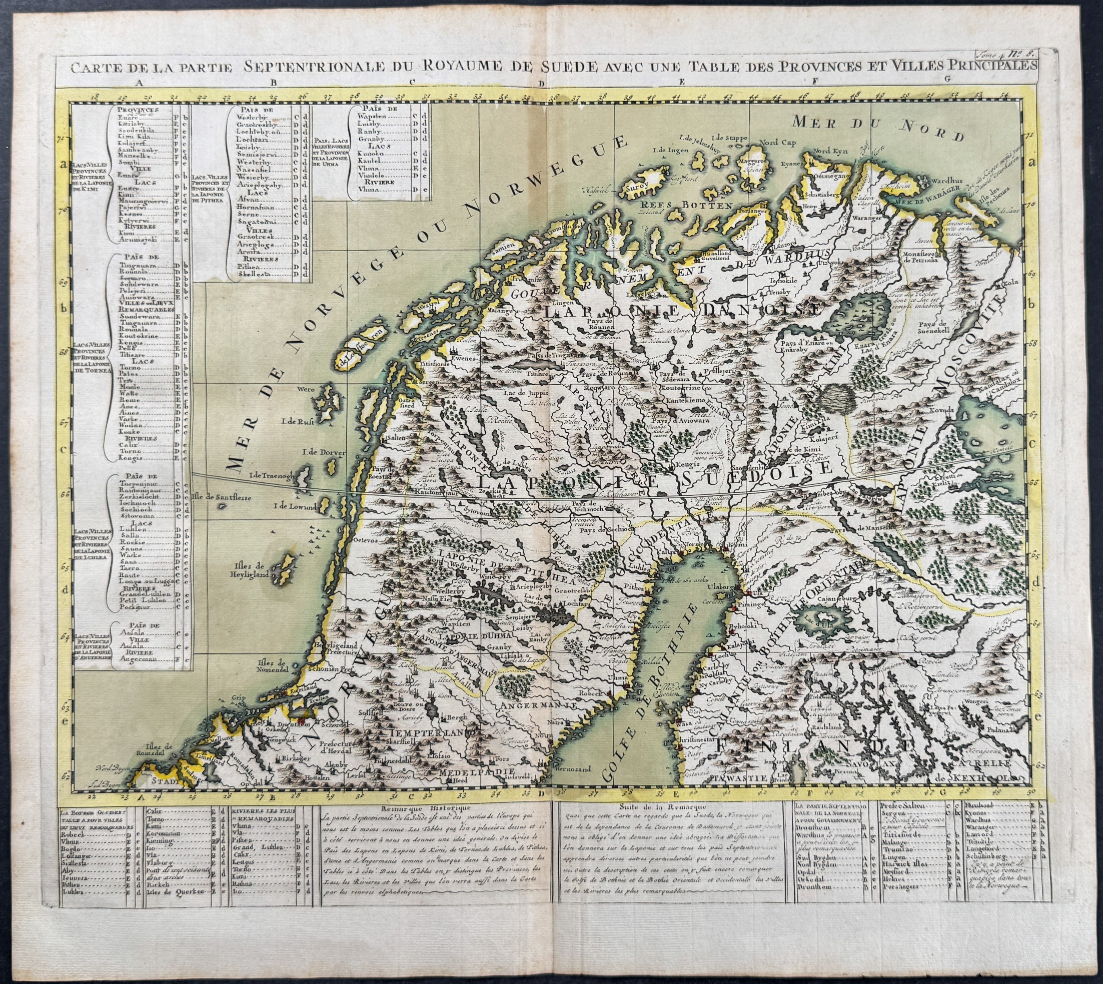 Map of Sweden, Lapland