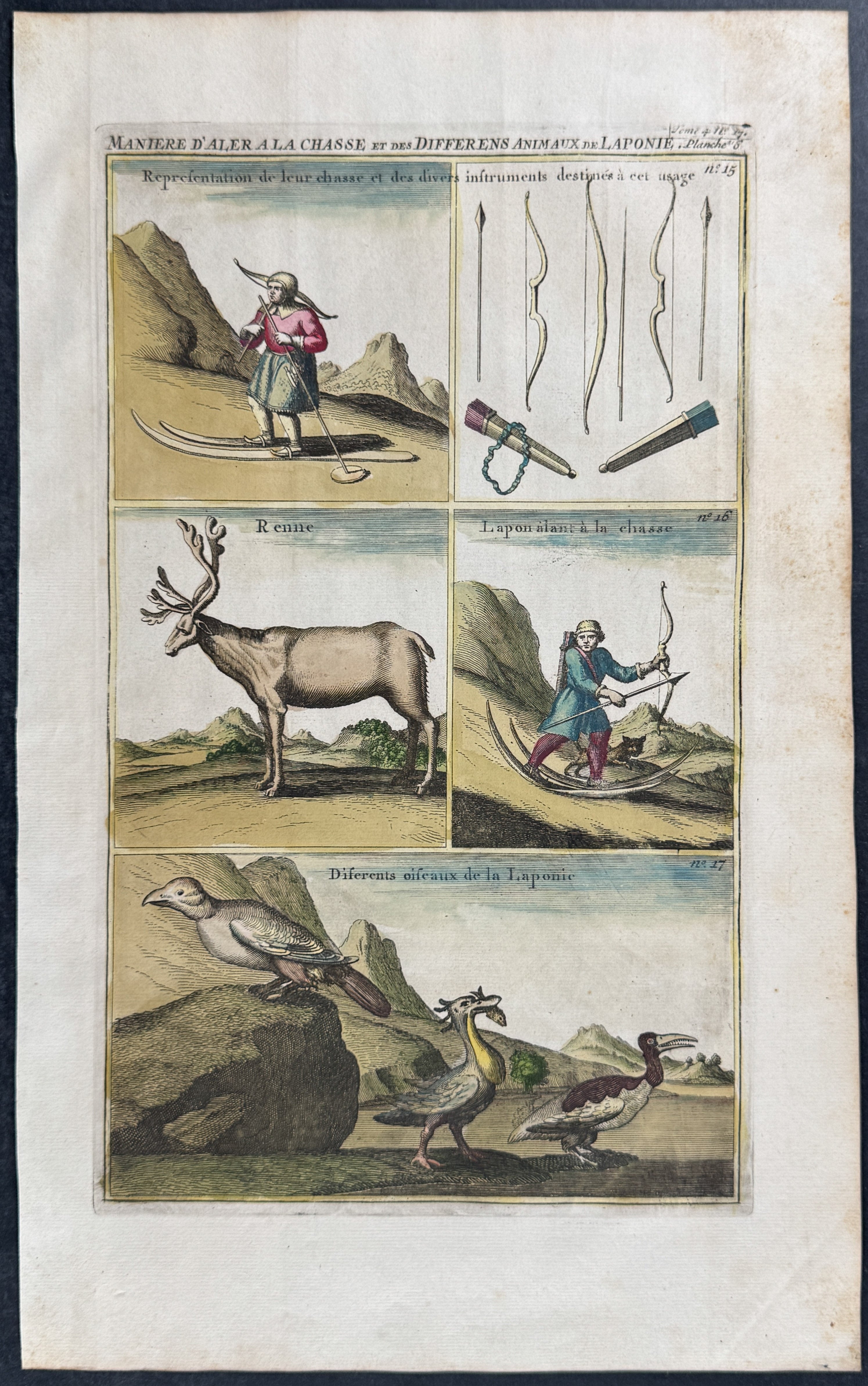 Lapland Hunting Tools, Reindeer, & Birds