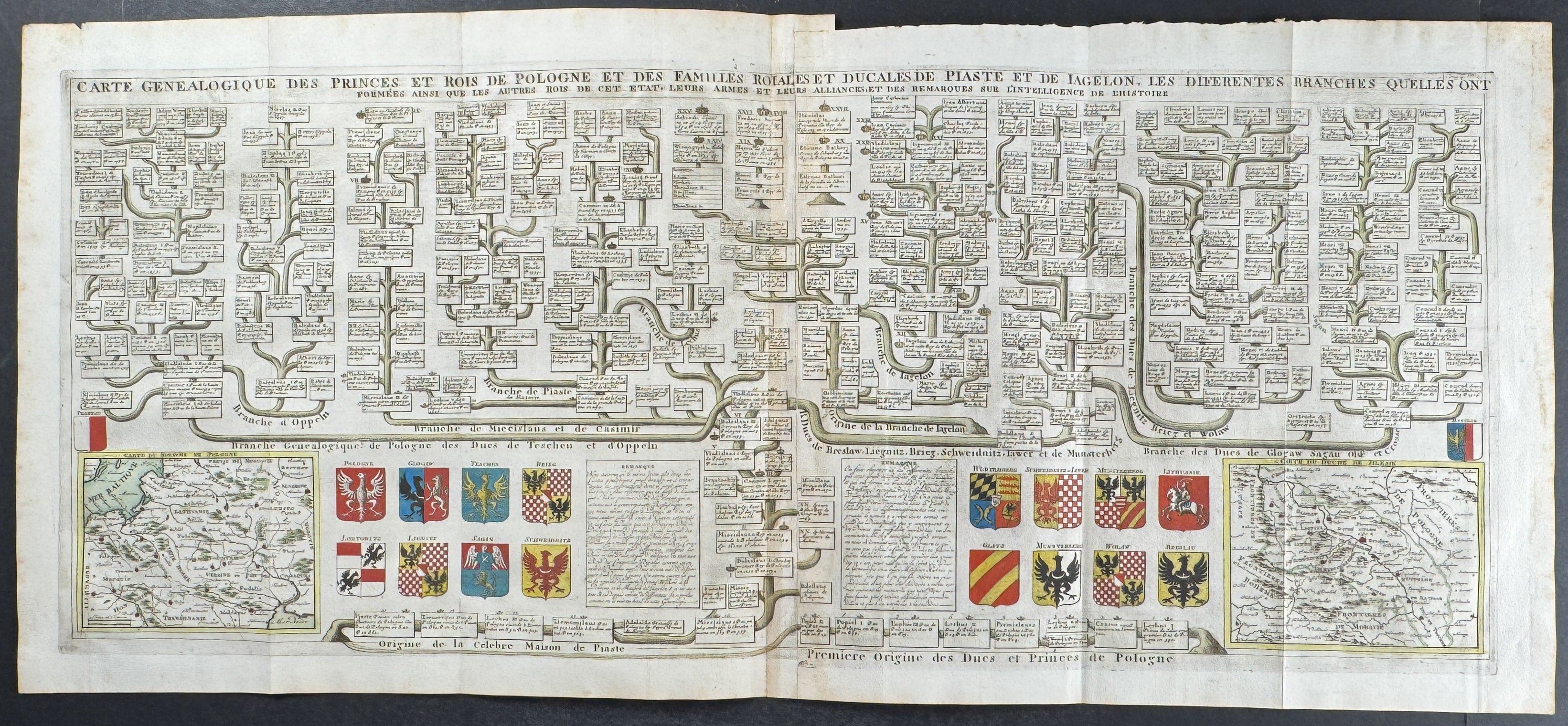 Genealogy Chart of Polish Royals and Coats of Arms