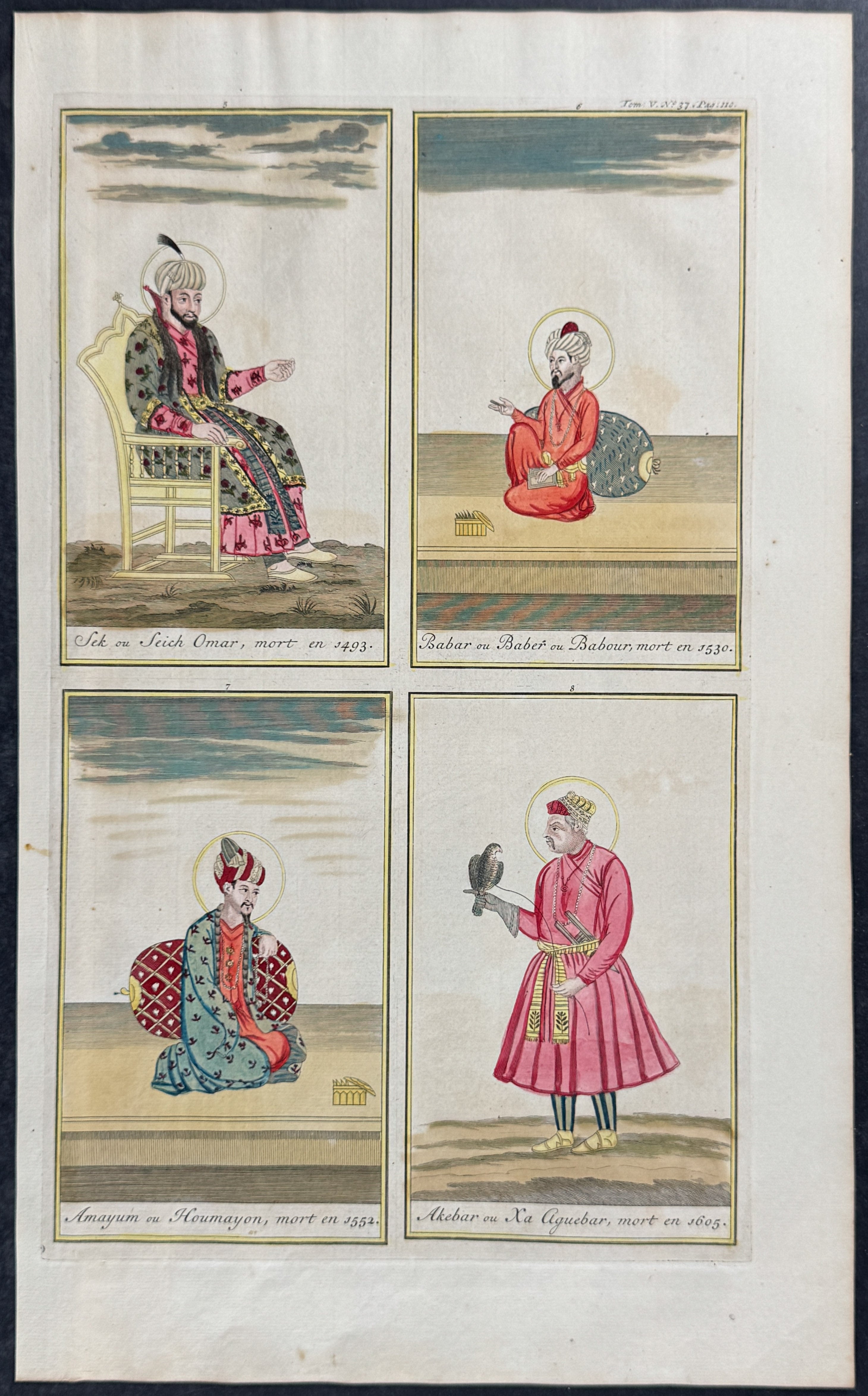 Costumes of Leaders of India or Tartary