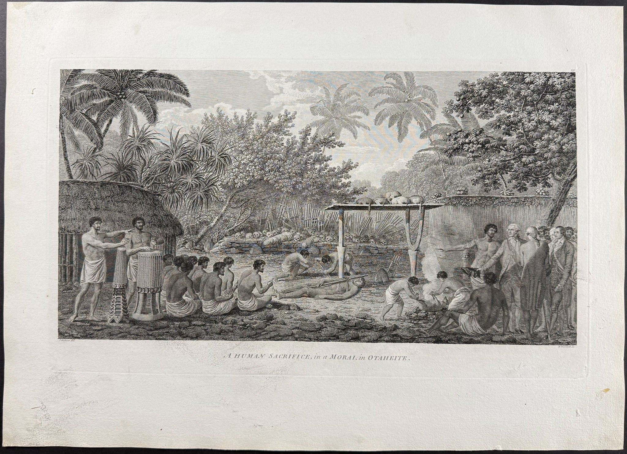 A Human Sacrifice, in a Morai, in Otaheite