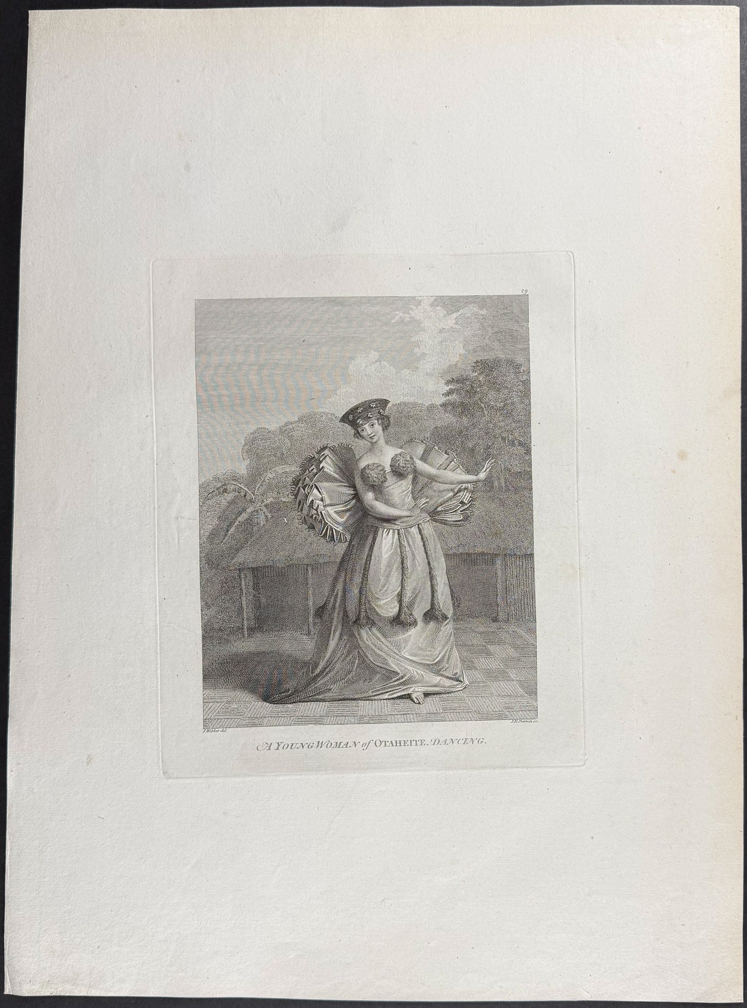 A Young Woman of Otaheite, Dancing