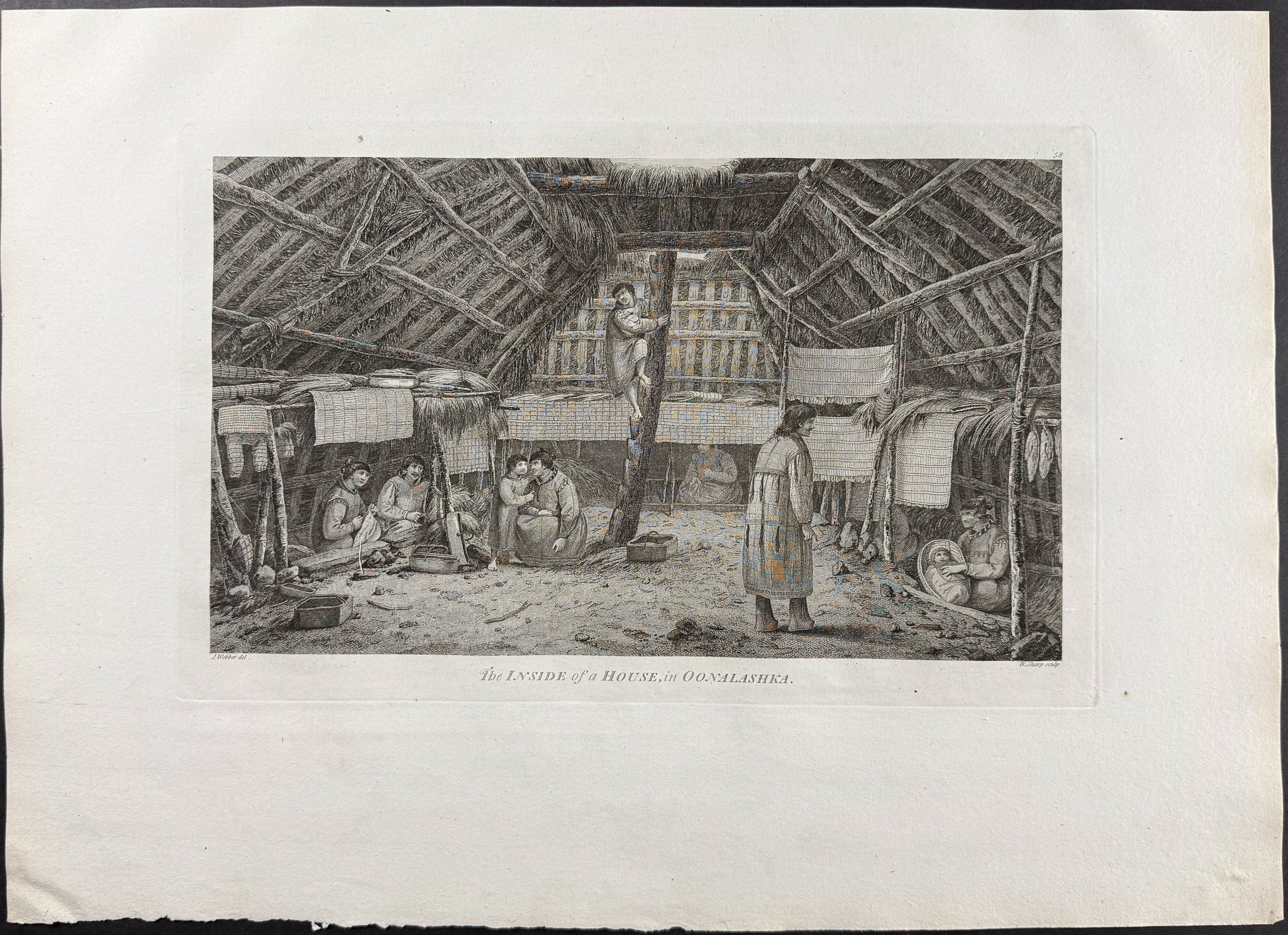 The Inside of a House in Oonalashka
