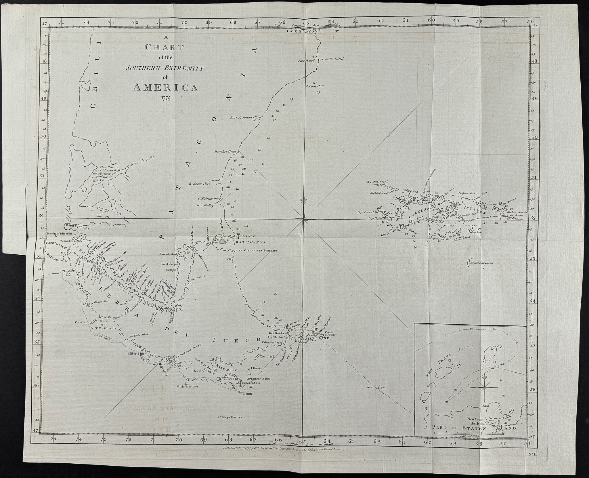 A Chart of the Southern Extremity of America