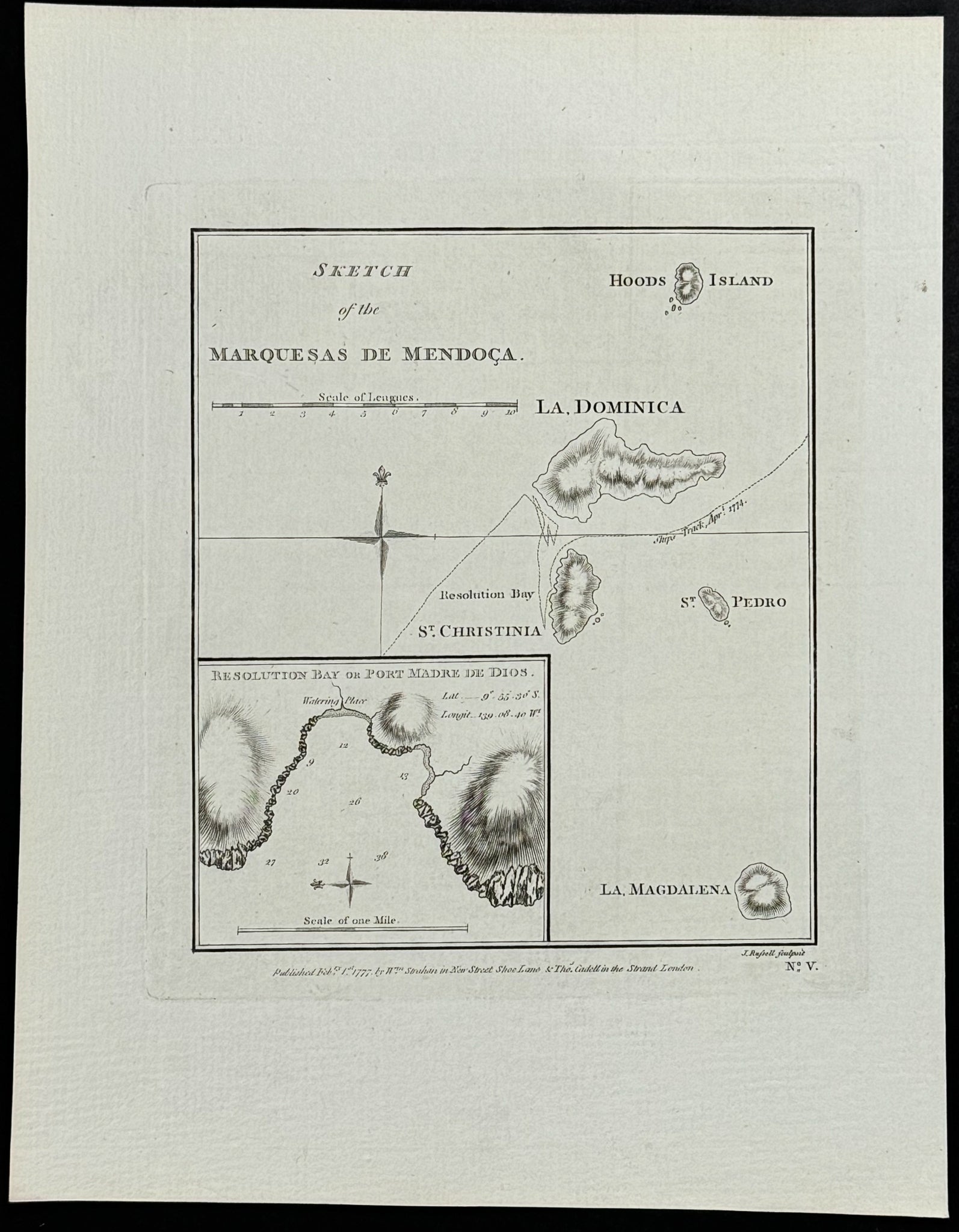 Sketch of the Marquesas de Mendoca