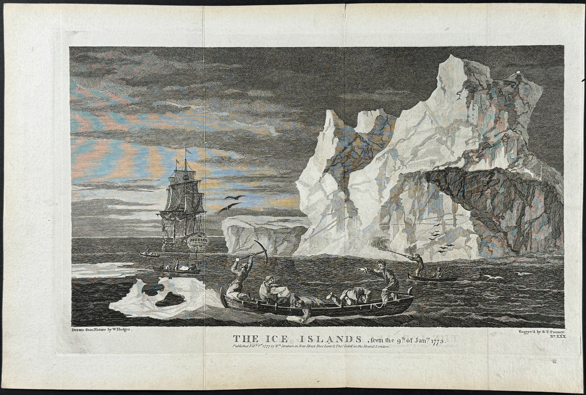 The Ice Islands, seen the 9th of January 1773