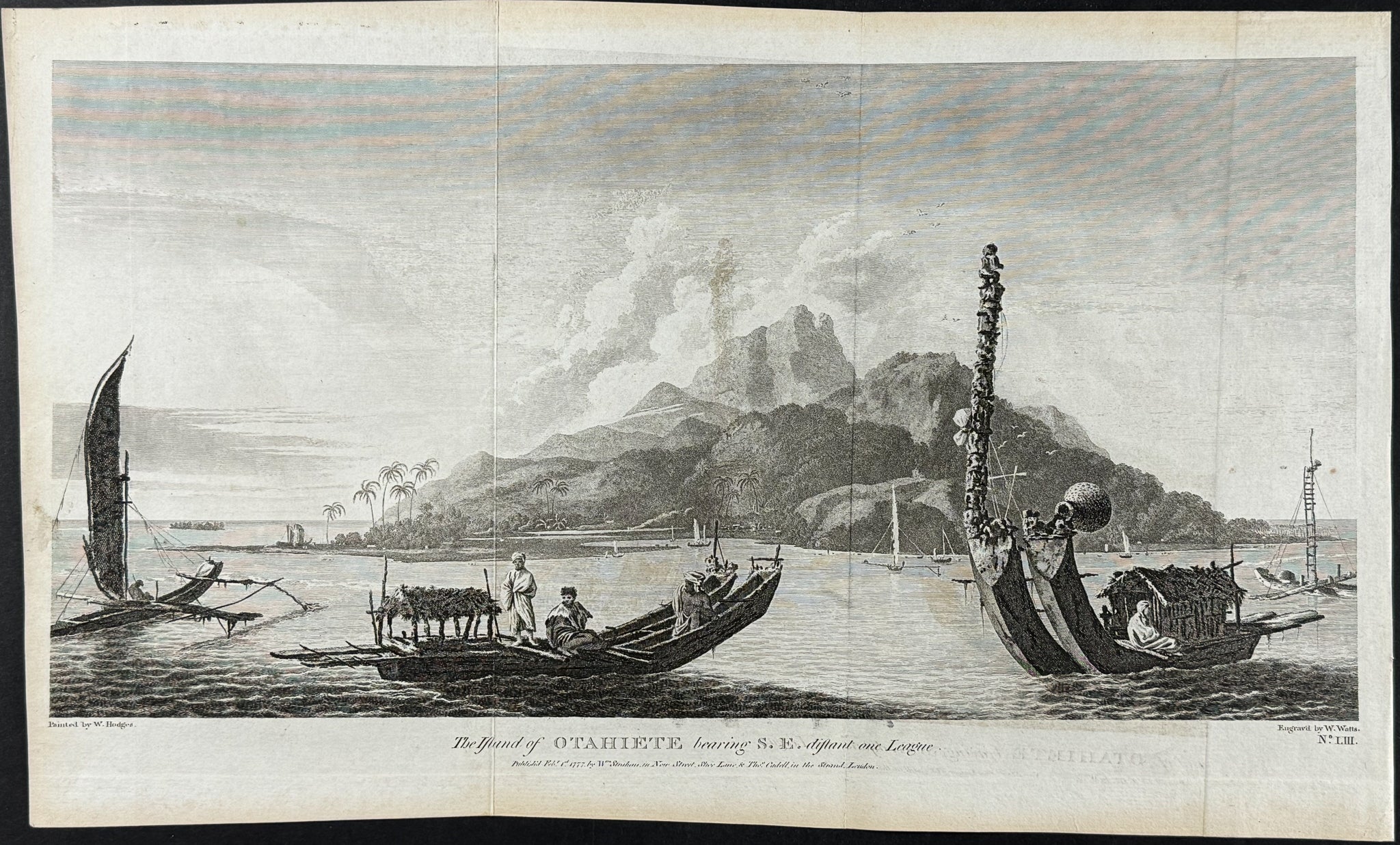 The Island of Otahiete bearing SE distant one League