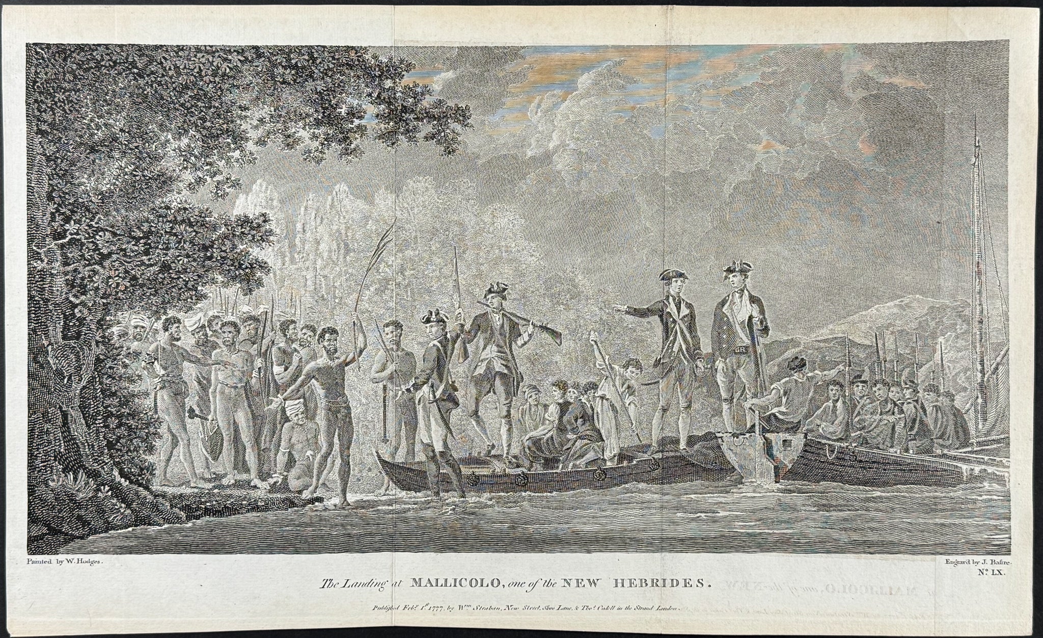 The Landing at Mallicolo, one of the New Hebrides