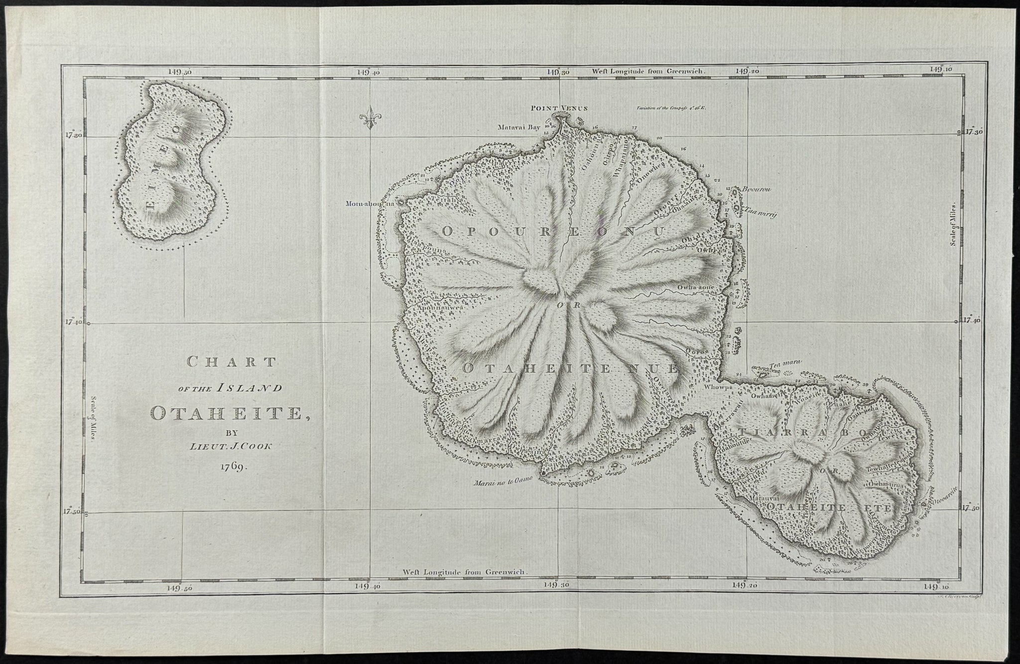Chart of the Island Otaheite