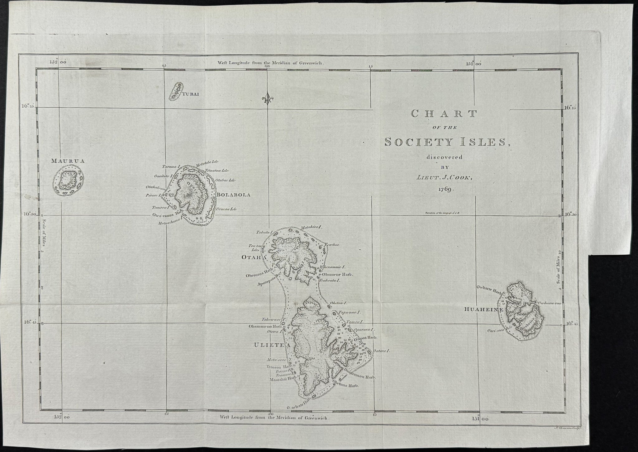 Chart of the Society Isles