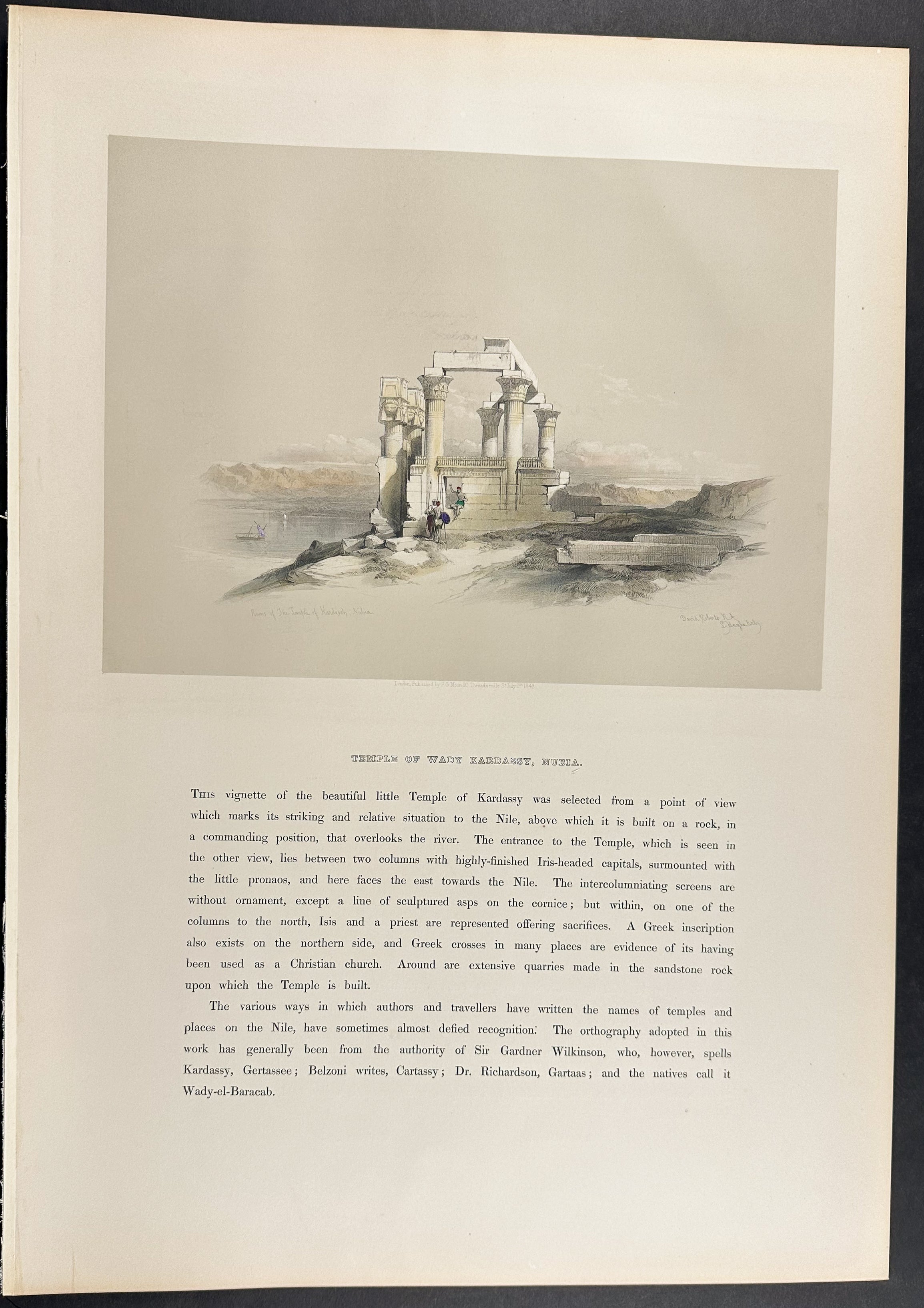 Temple of Wady Kardassy, Nubia