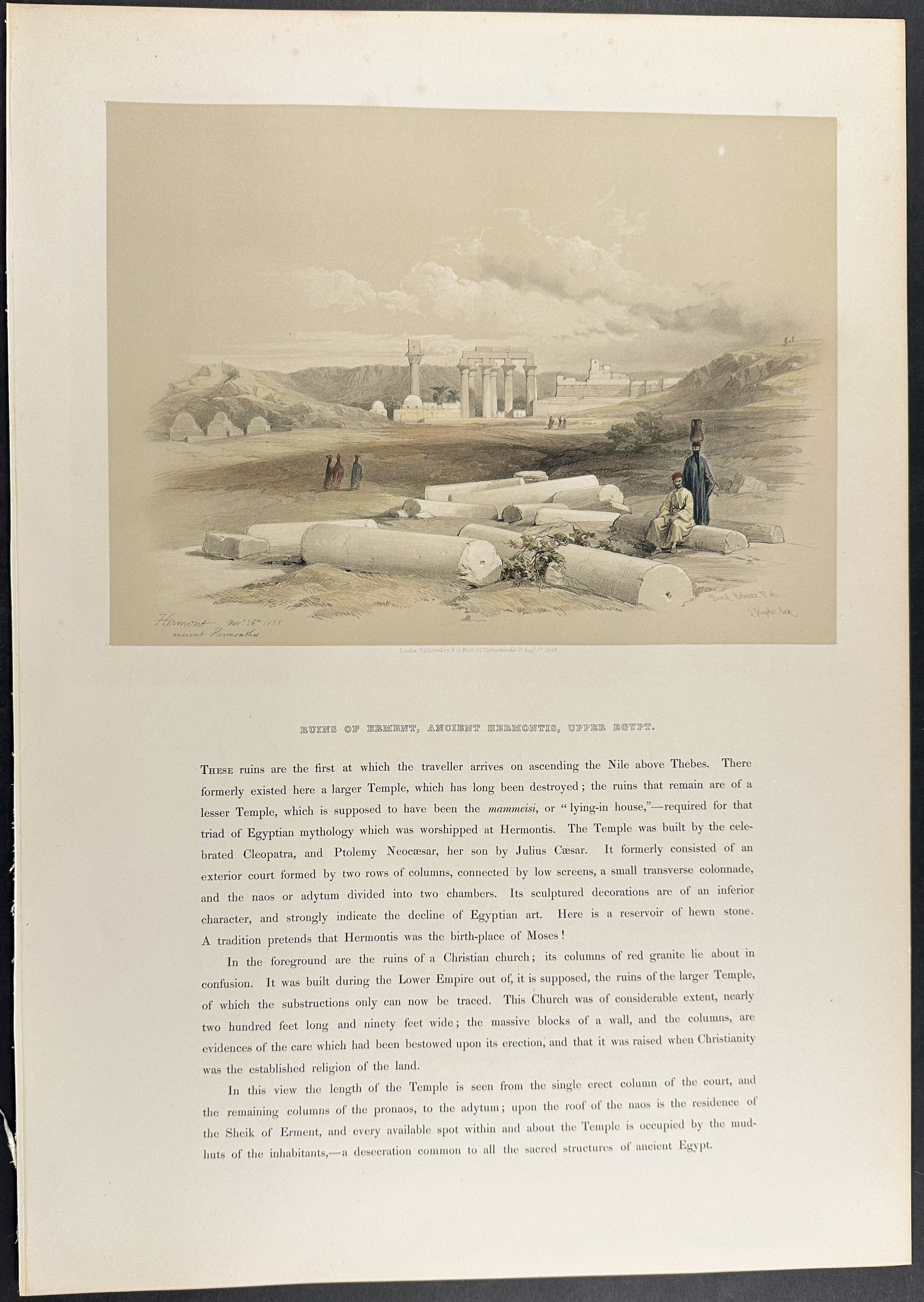 Ruins of Erment, Ancient Hermontis, Upper Egypt