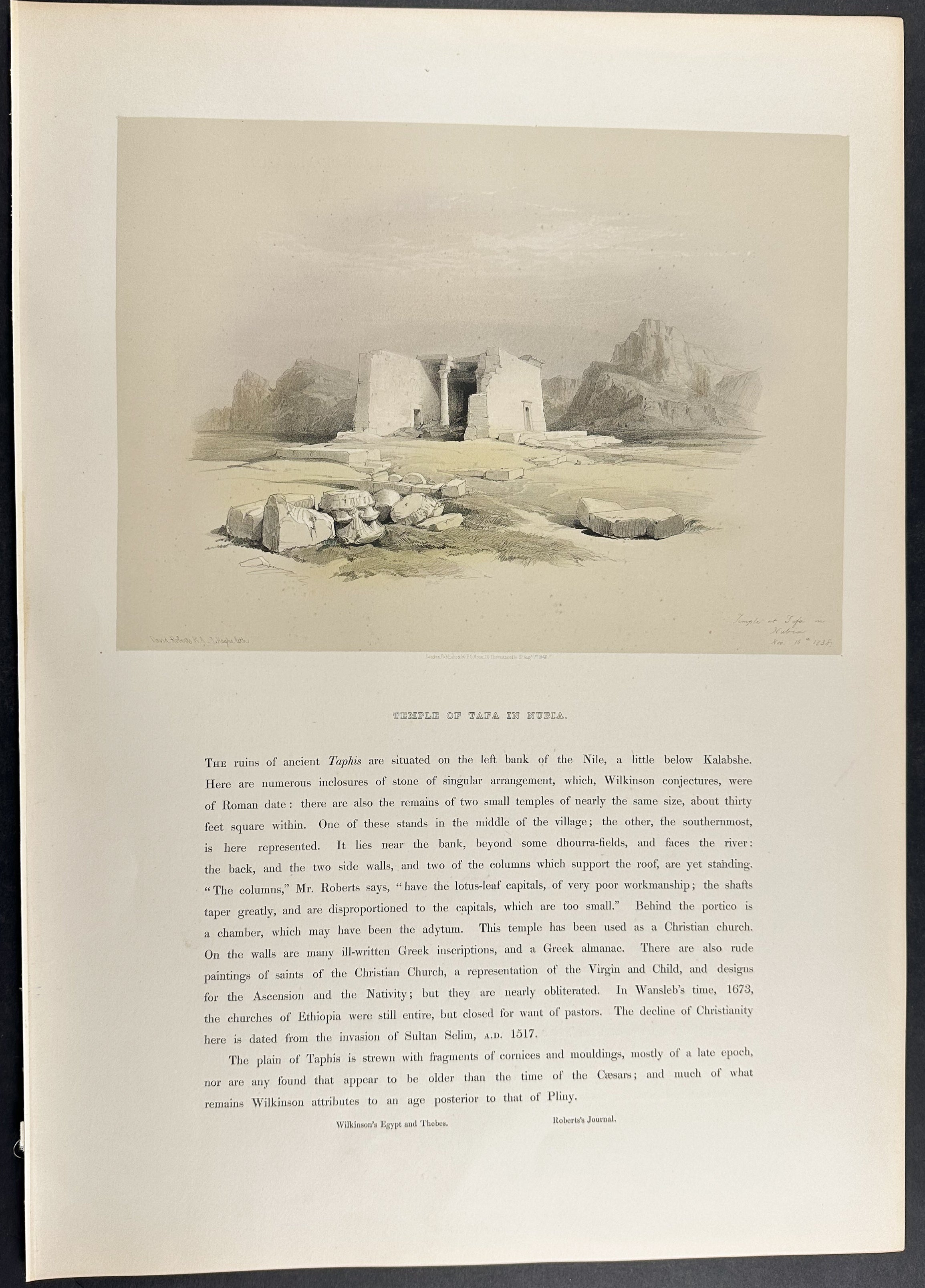 Temple of Tafa, in Nubia