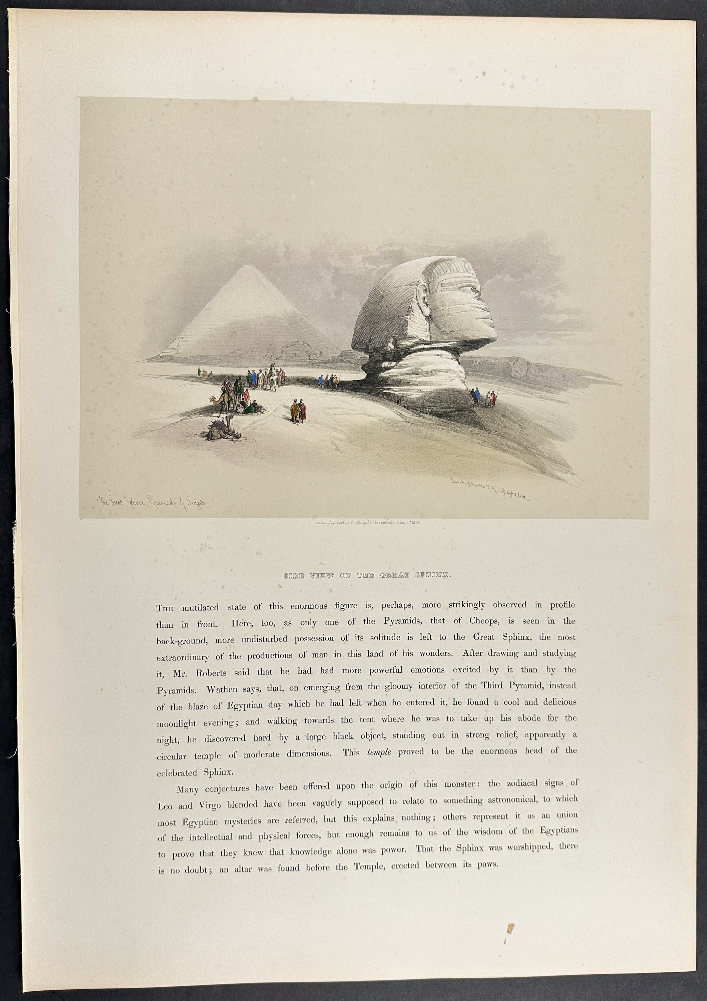 Side View of the Great Sphinx