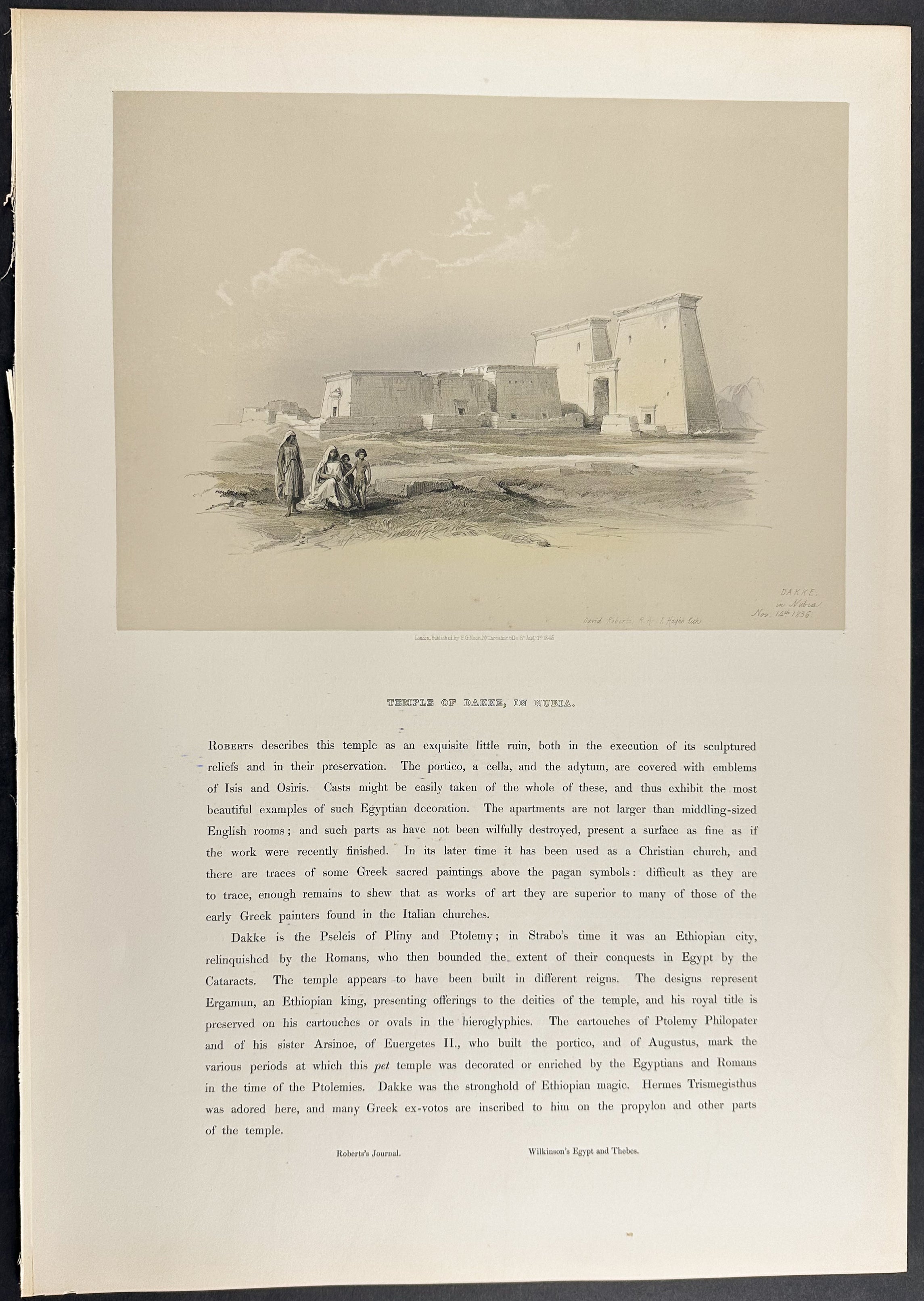 Temple of Dakke, in Nubia