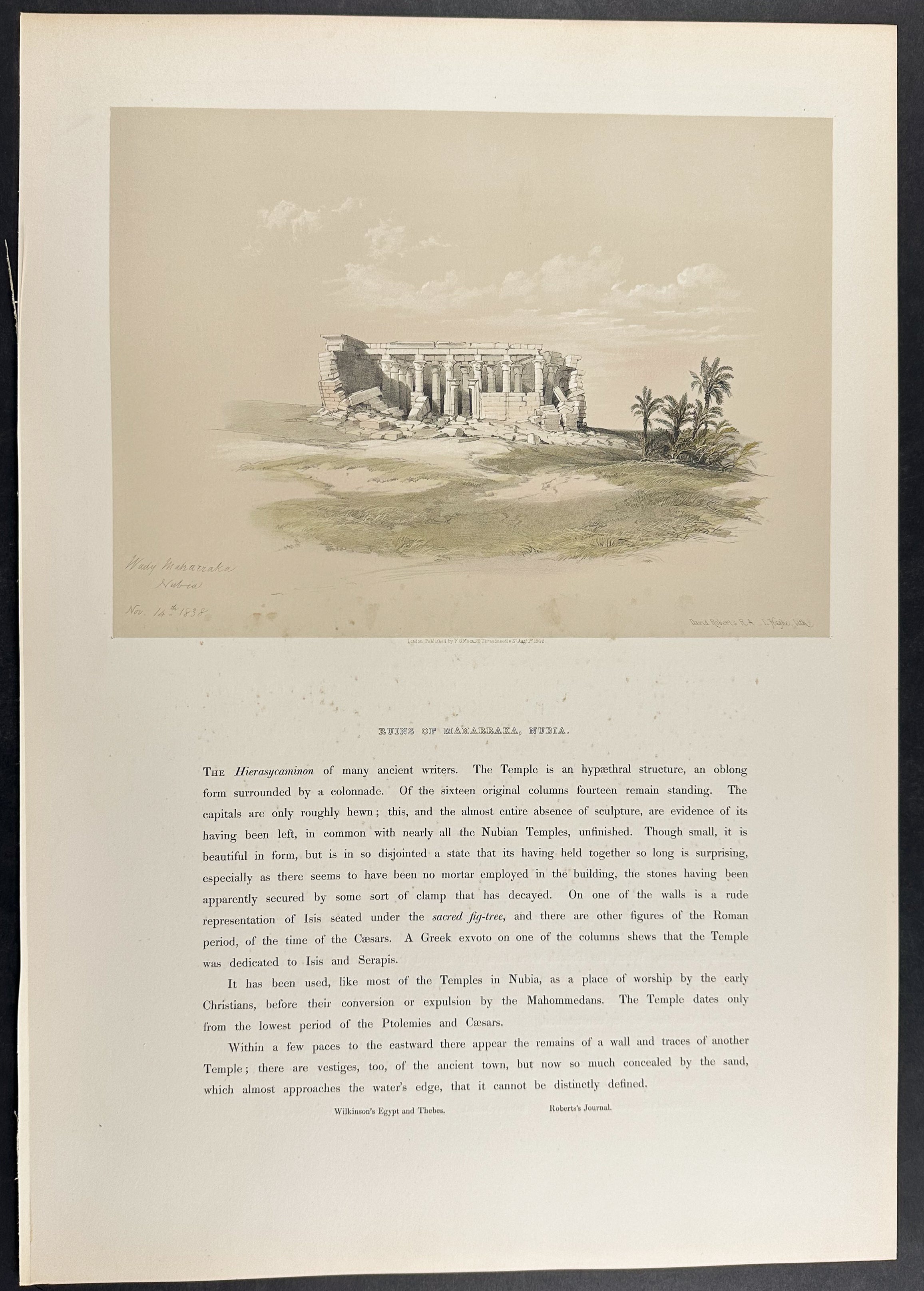 Ruins of Maharraka, Nubia