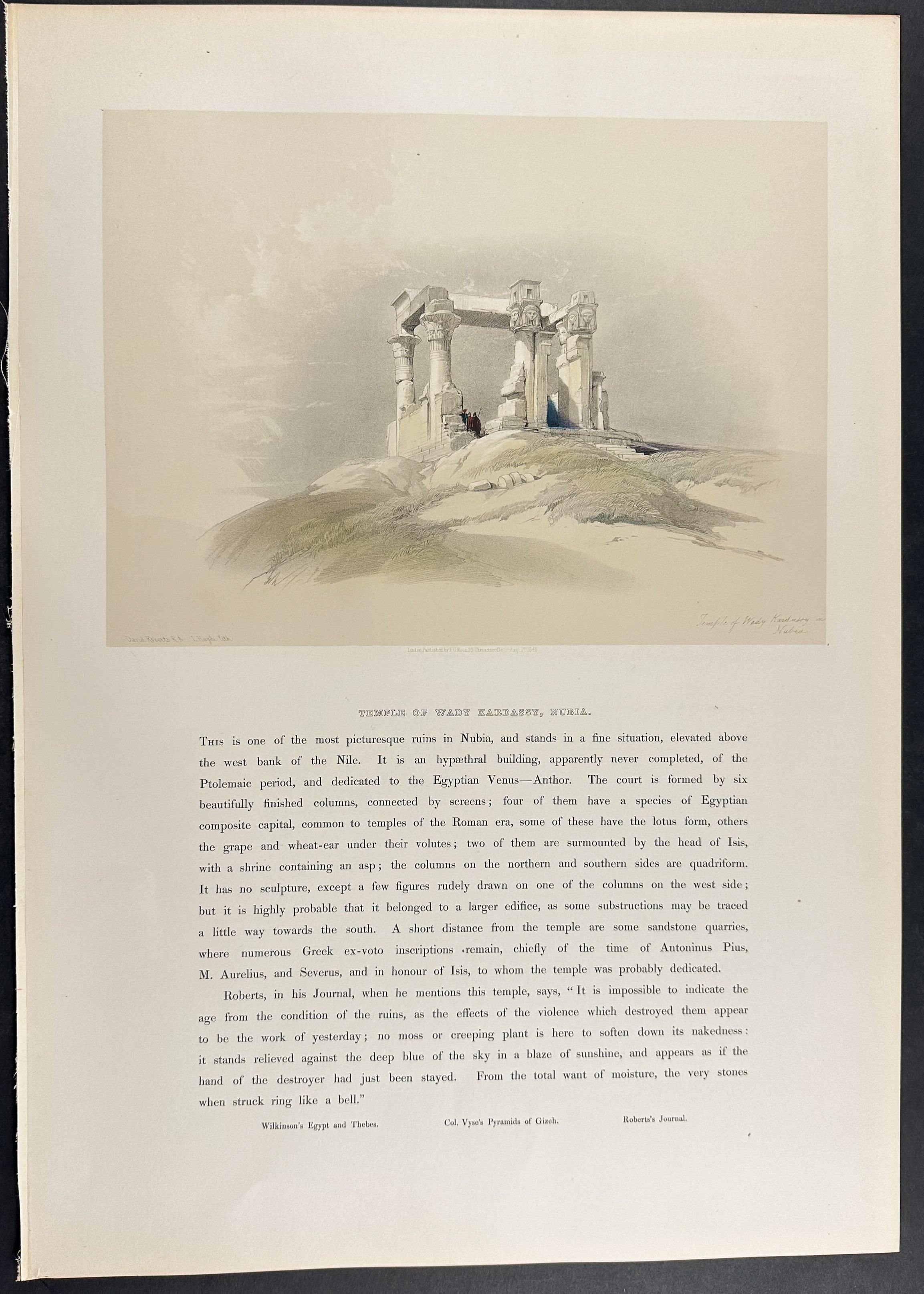 Temple of Wady-Kardassy, Nubia