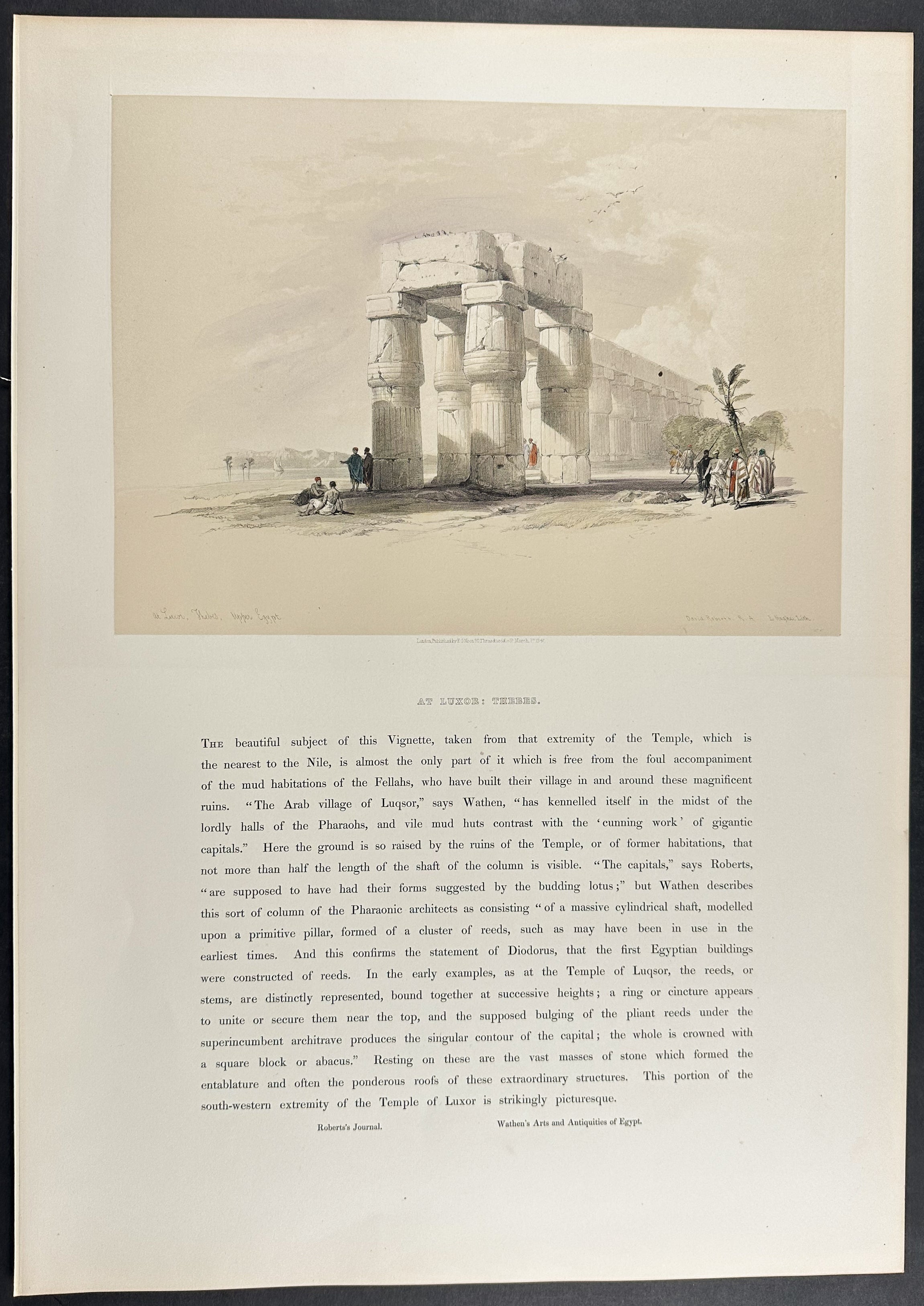 At Luxor, Thebes
