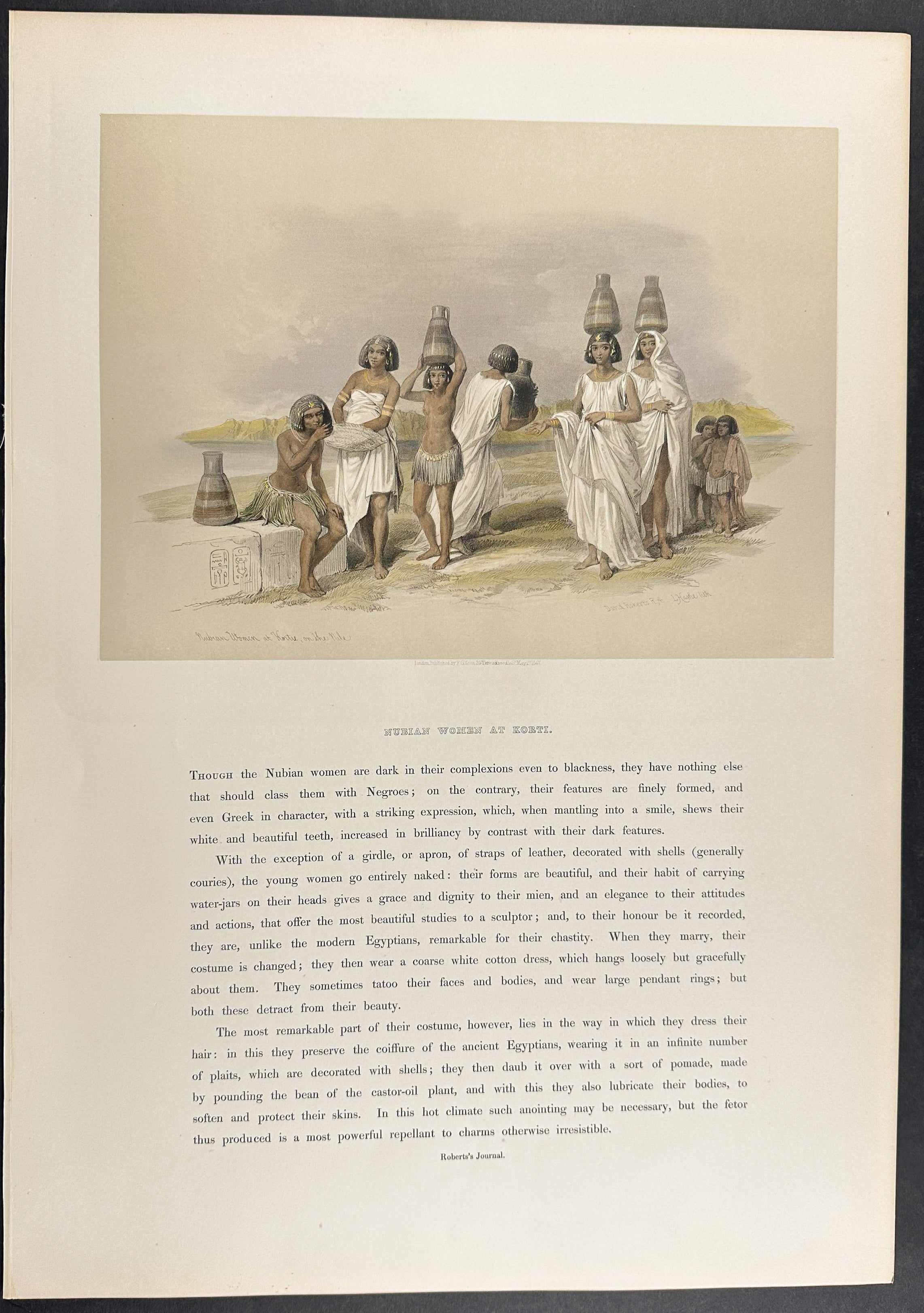 Nubian Women at Korti, on the Nile
