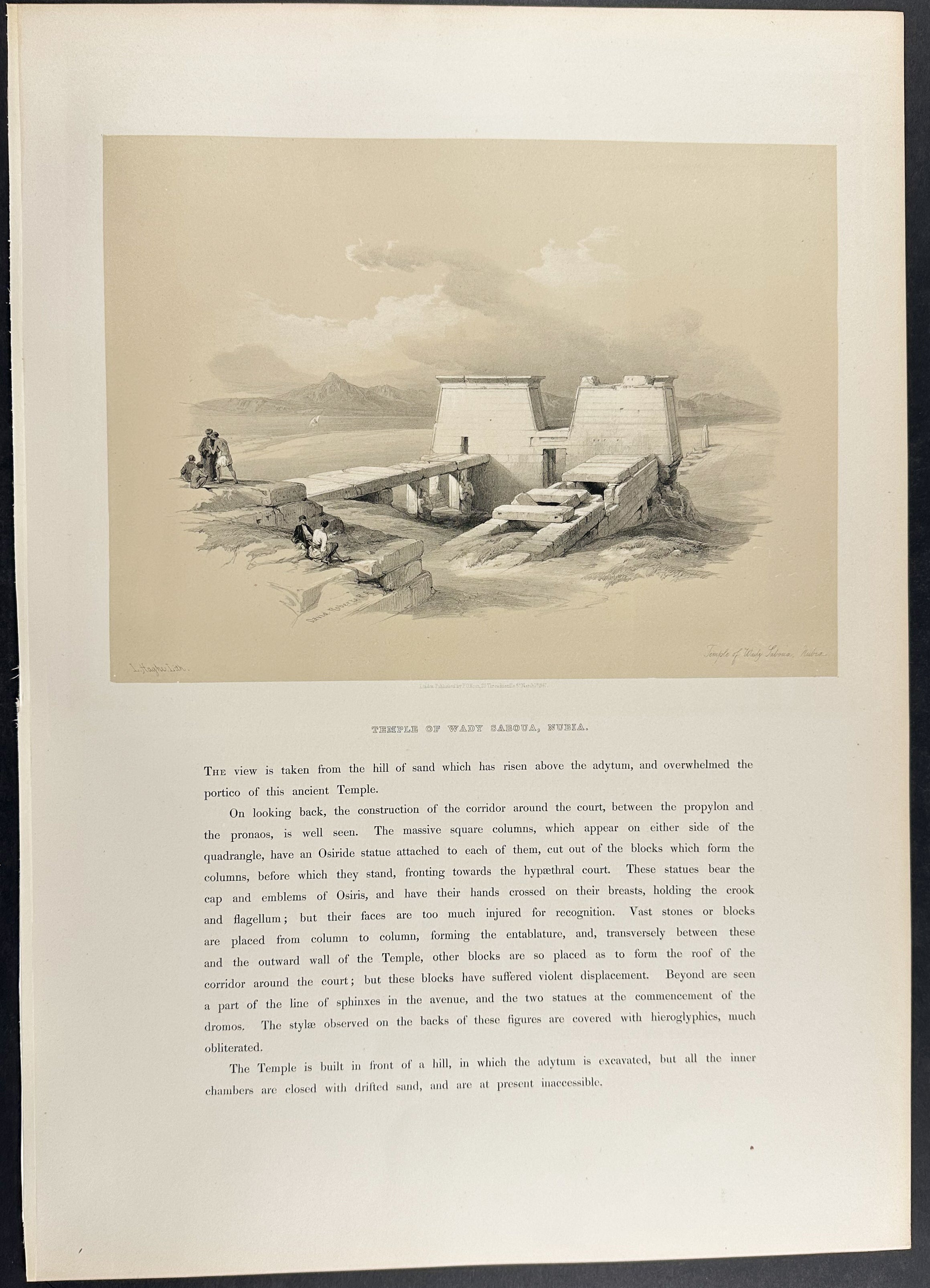 Temple of Wady Saboua, Nubia